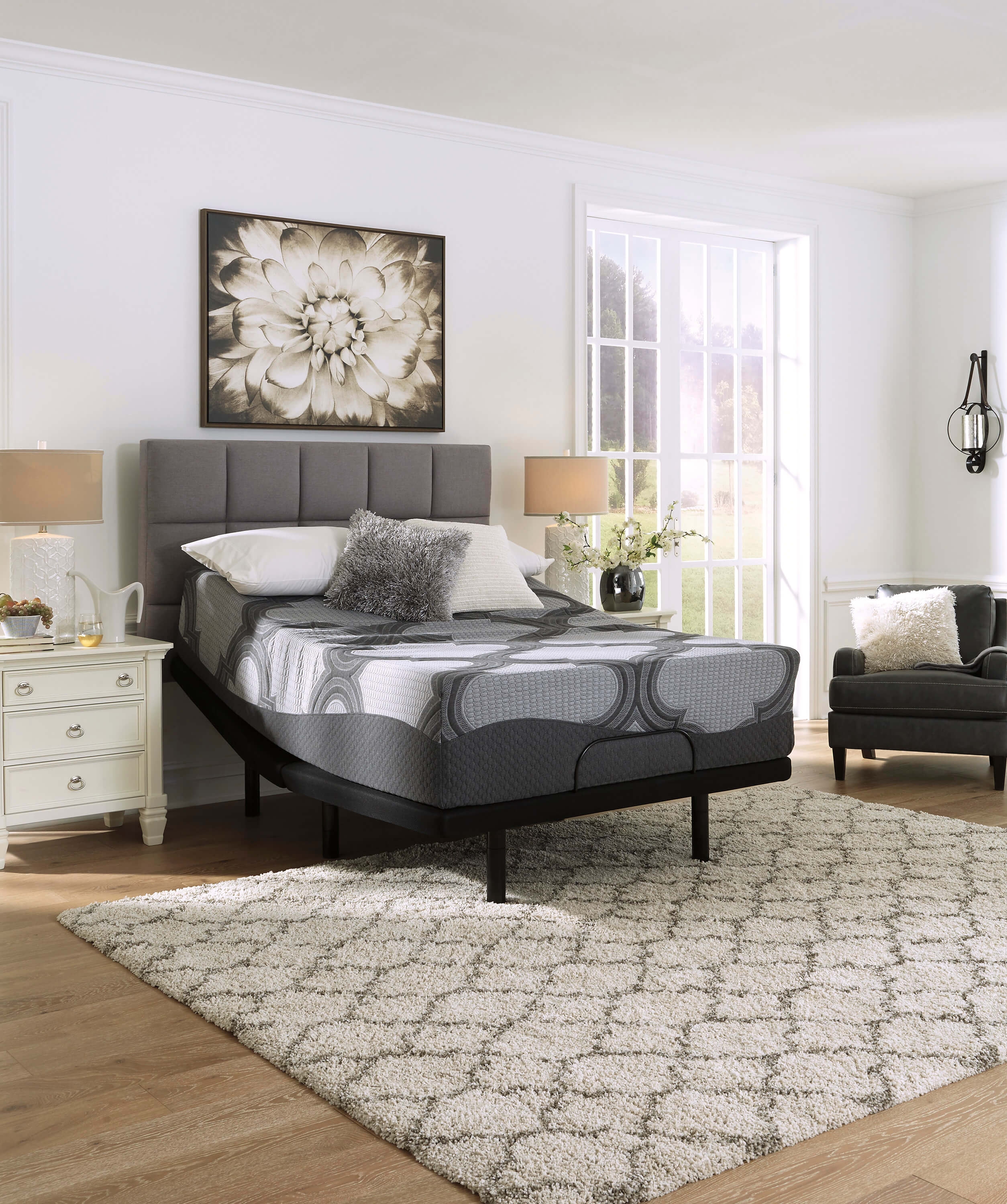 14" Ashley Hybrid Memory Foam Mattress, King Size