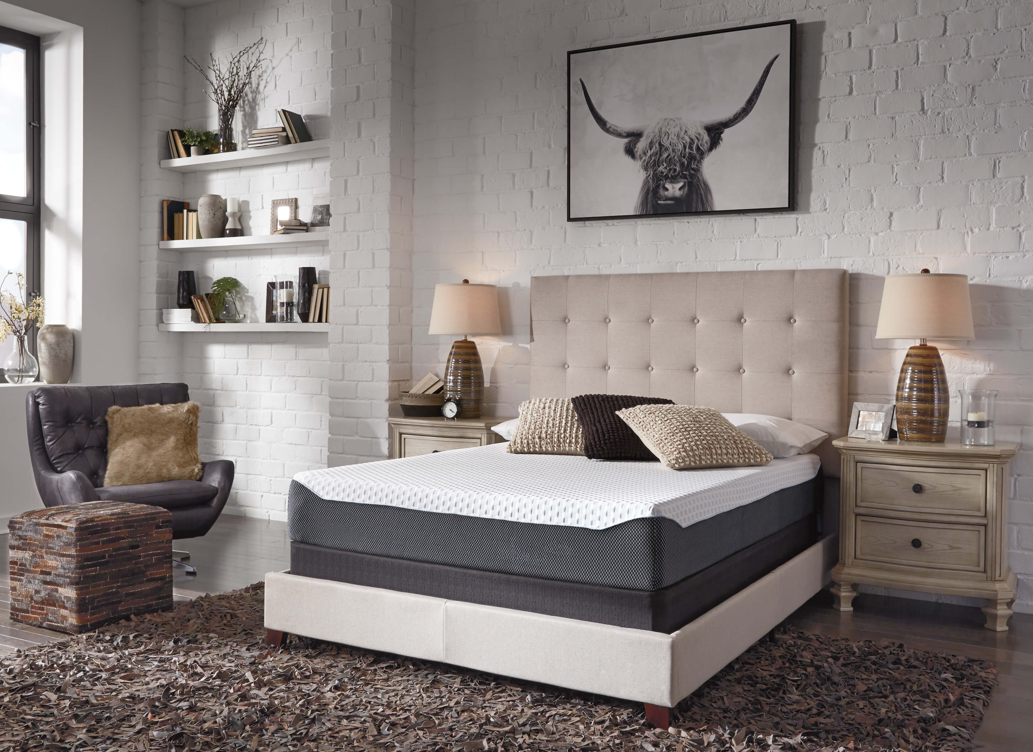 10" Chime Elite Memory Foam Mattress, California King Size