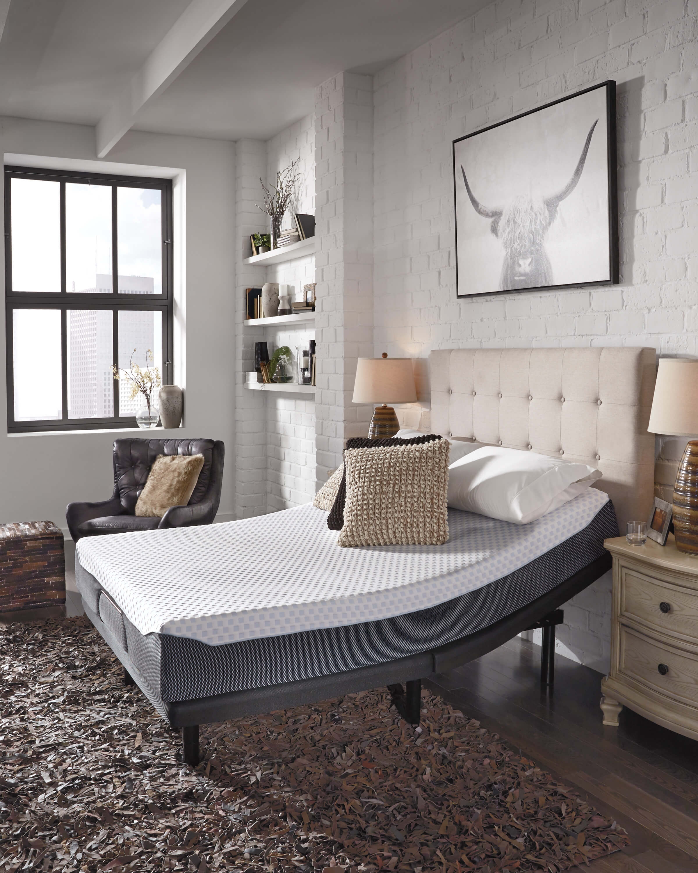 10" Chime Elite Memory Foam Mattress, California King Size