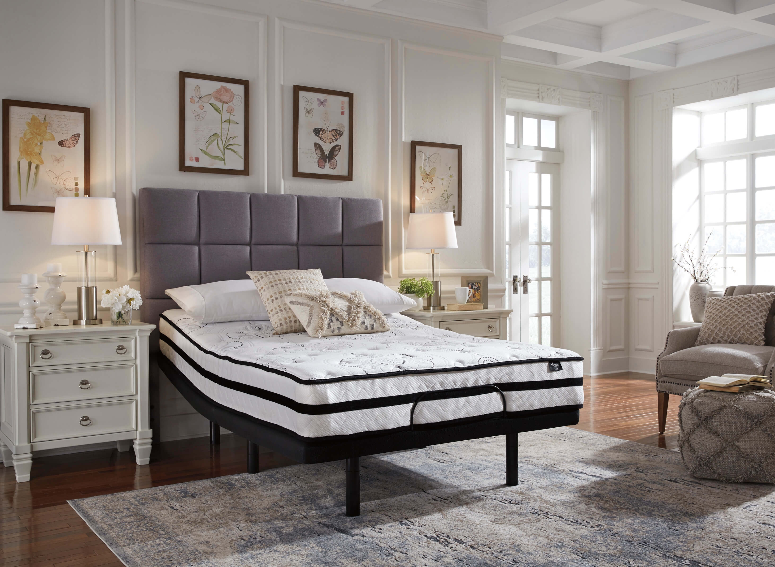 10" Chime Hybrid Memory Foam Mattress, California King Size