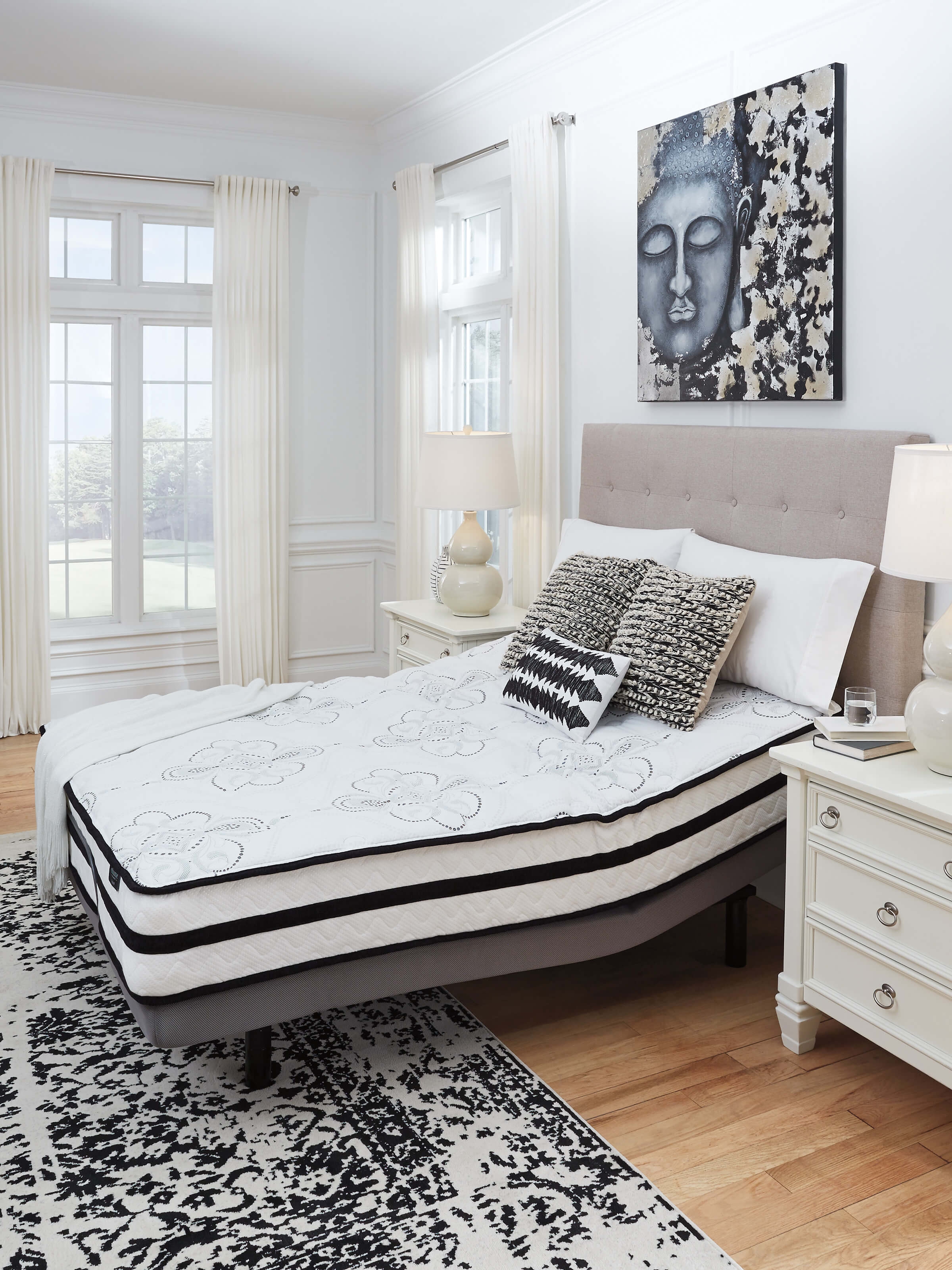 10" Chime Hybrid Memory Foam Mattress, California King Size