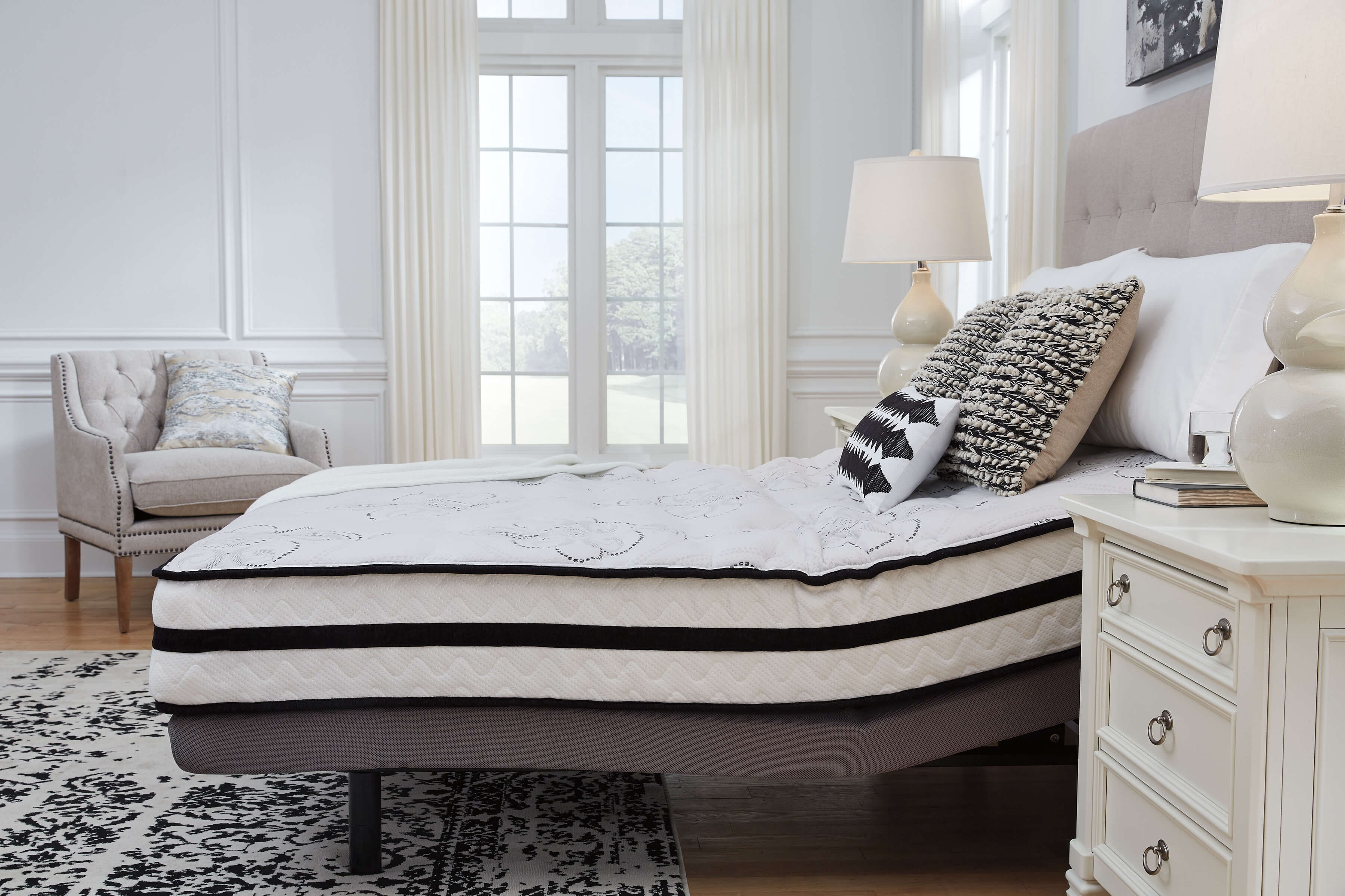 10" Chime Hybrid Memory Foam Mattress, King Size
