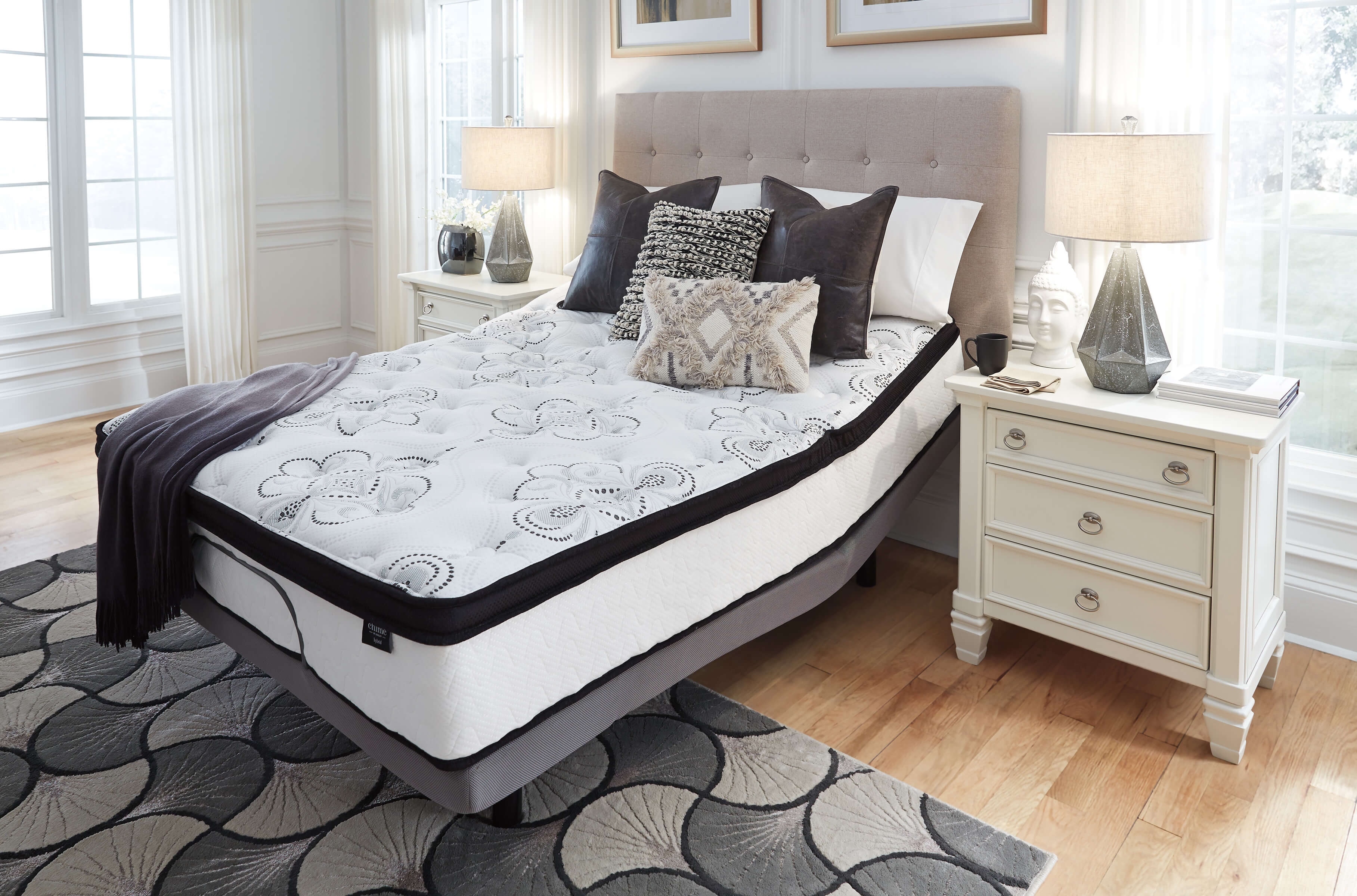 12" Chime Hybrid Memory Foam Mattress, King Size