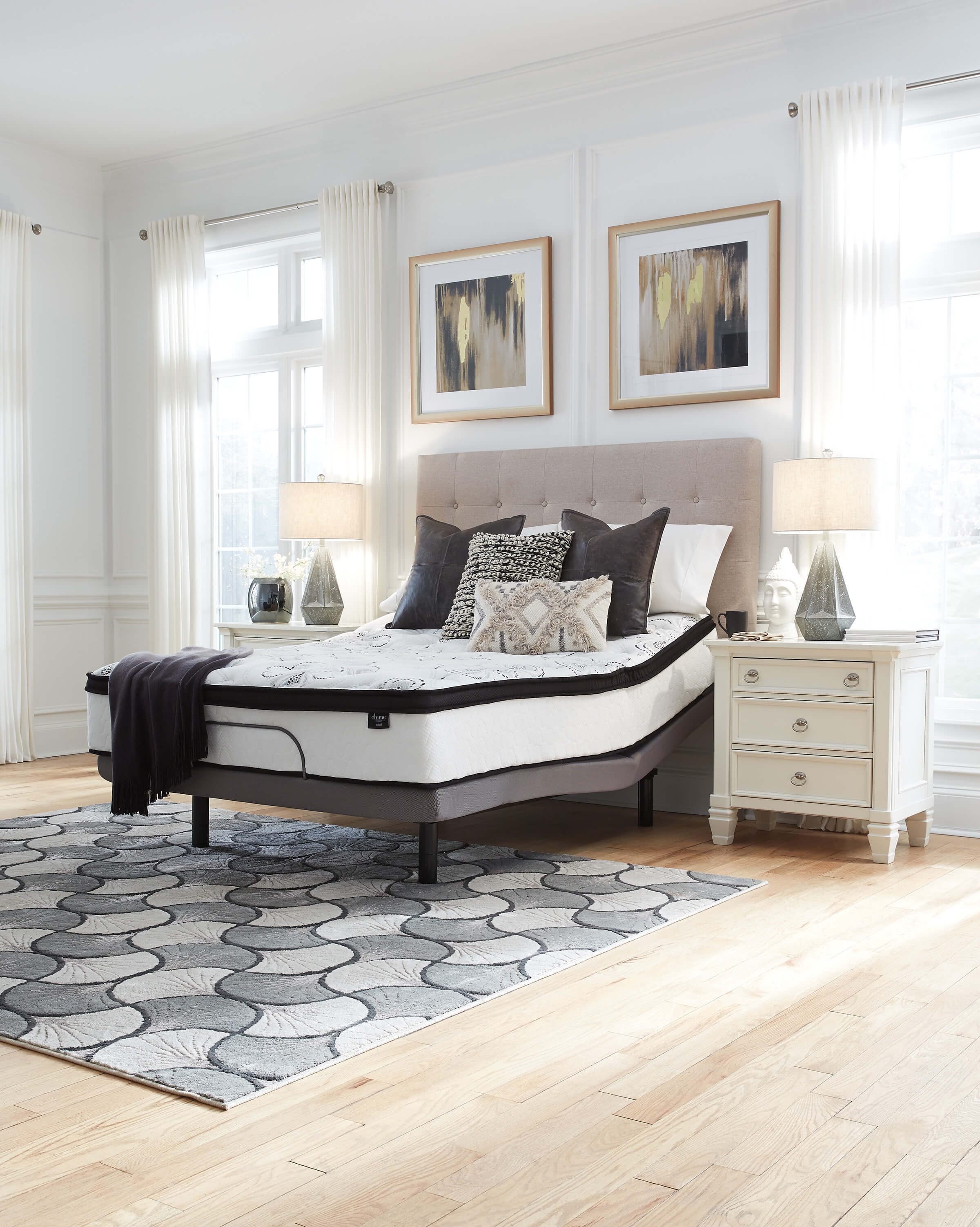 12" Chime Hybrid Memory Foam Mattress, Twin Size