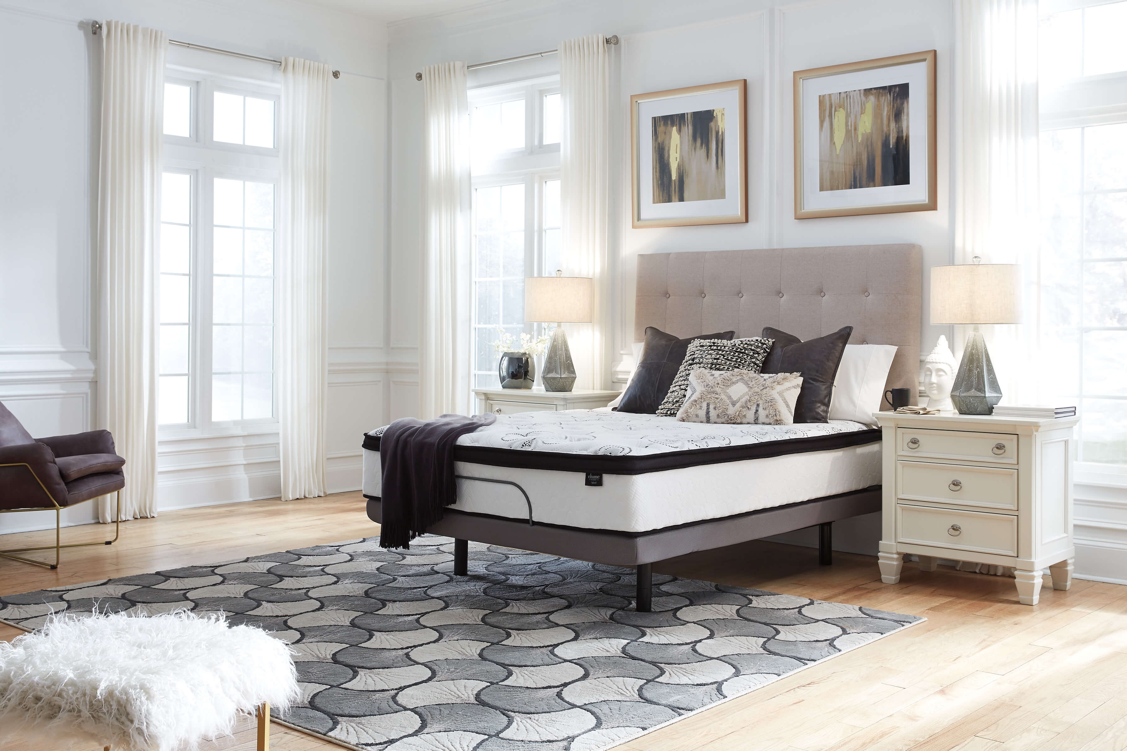 12" Chime Hybrid Memory Foam Mattress, Full Size