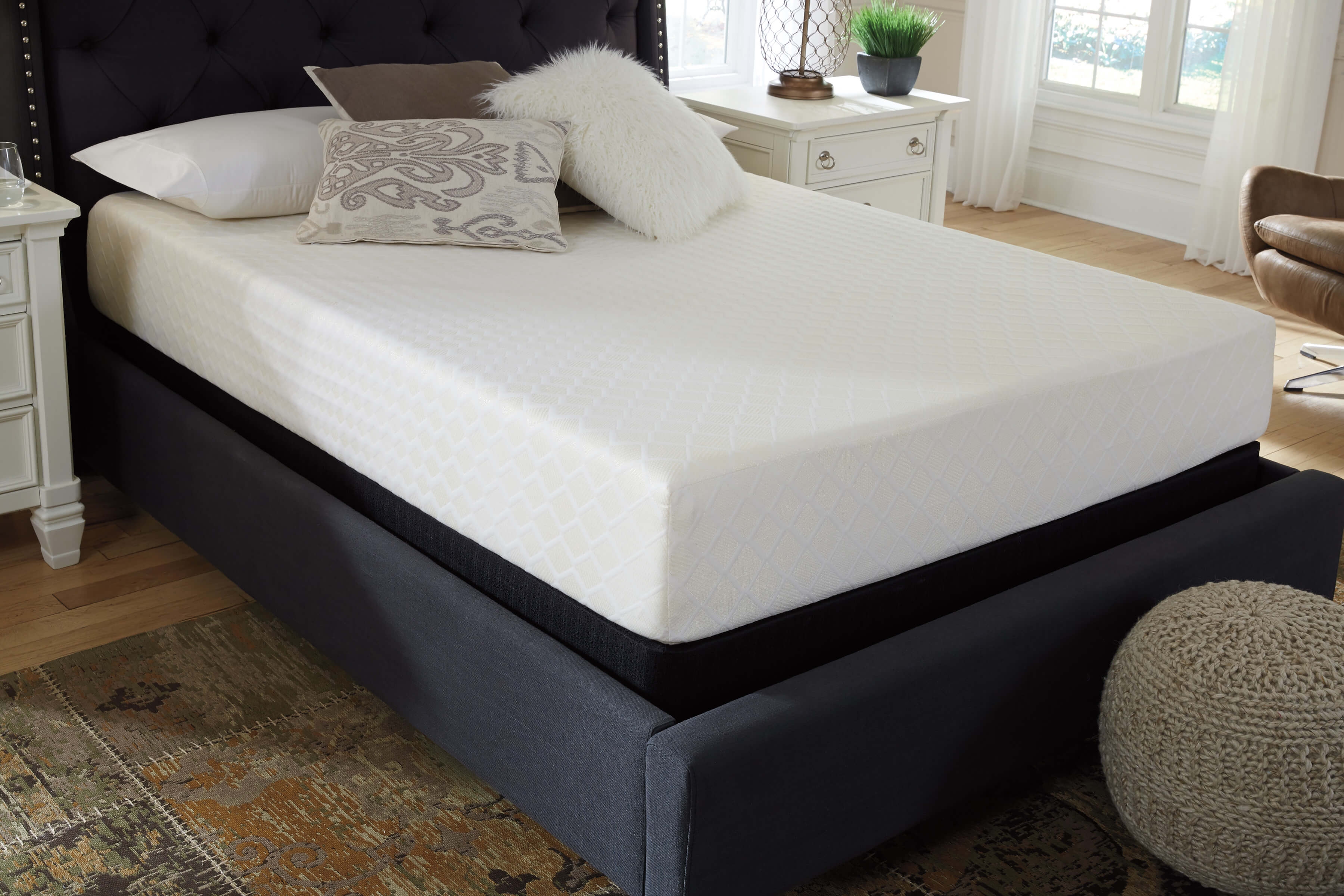 10" Chime Memory Foam Mattress, California King Size