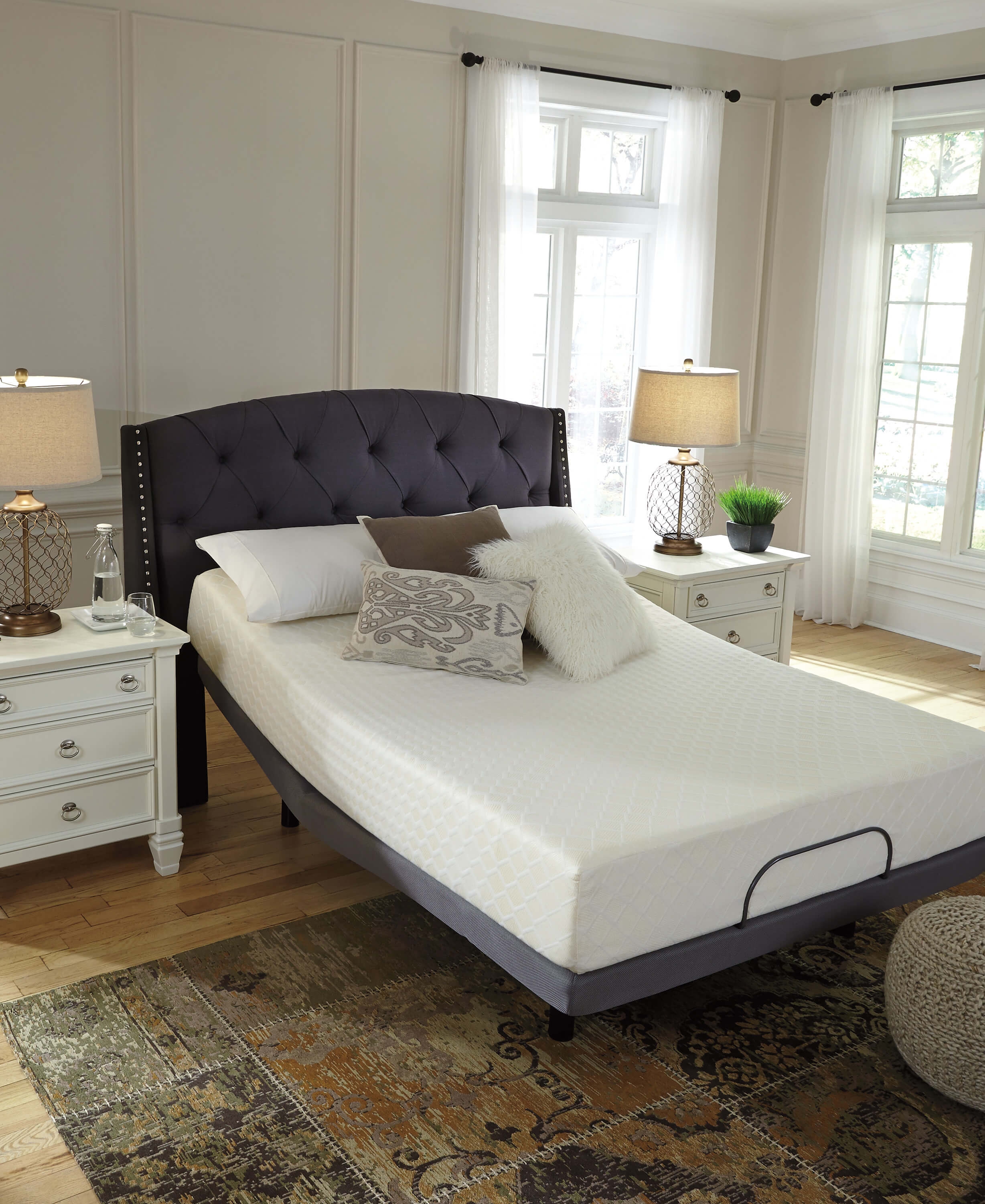 10" Chime Memory Foam Mattress, California King Size