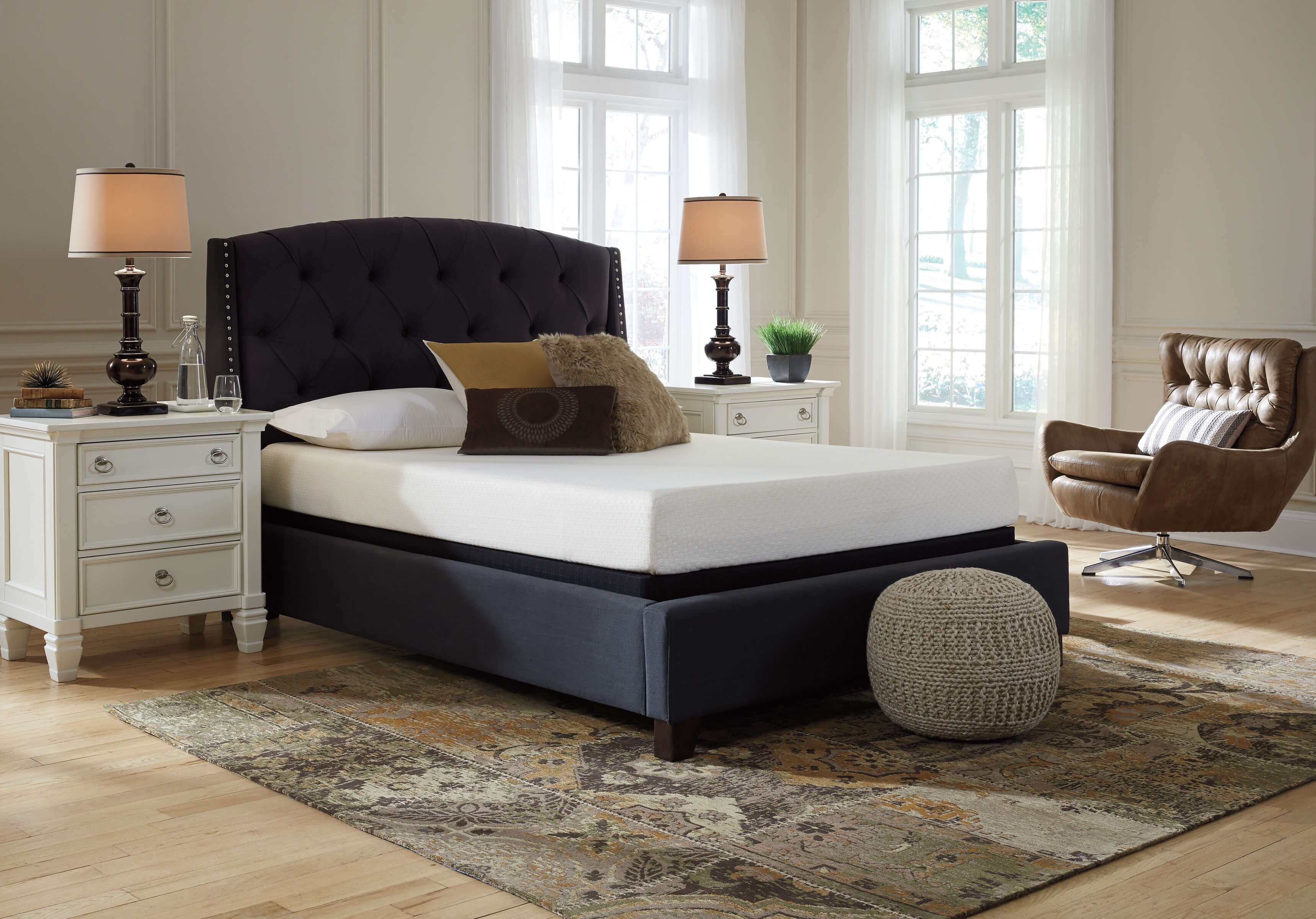 8" Chime Memory Foam Mattress, King Size