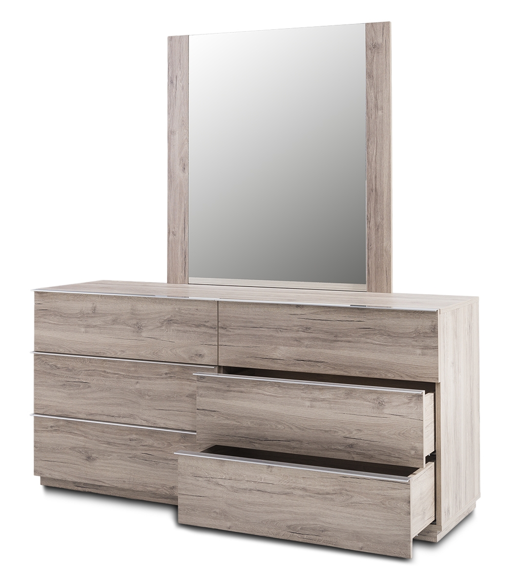 Porto Wood Dresser & Mirror