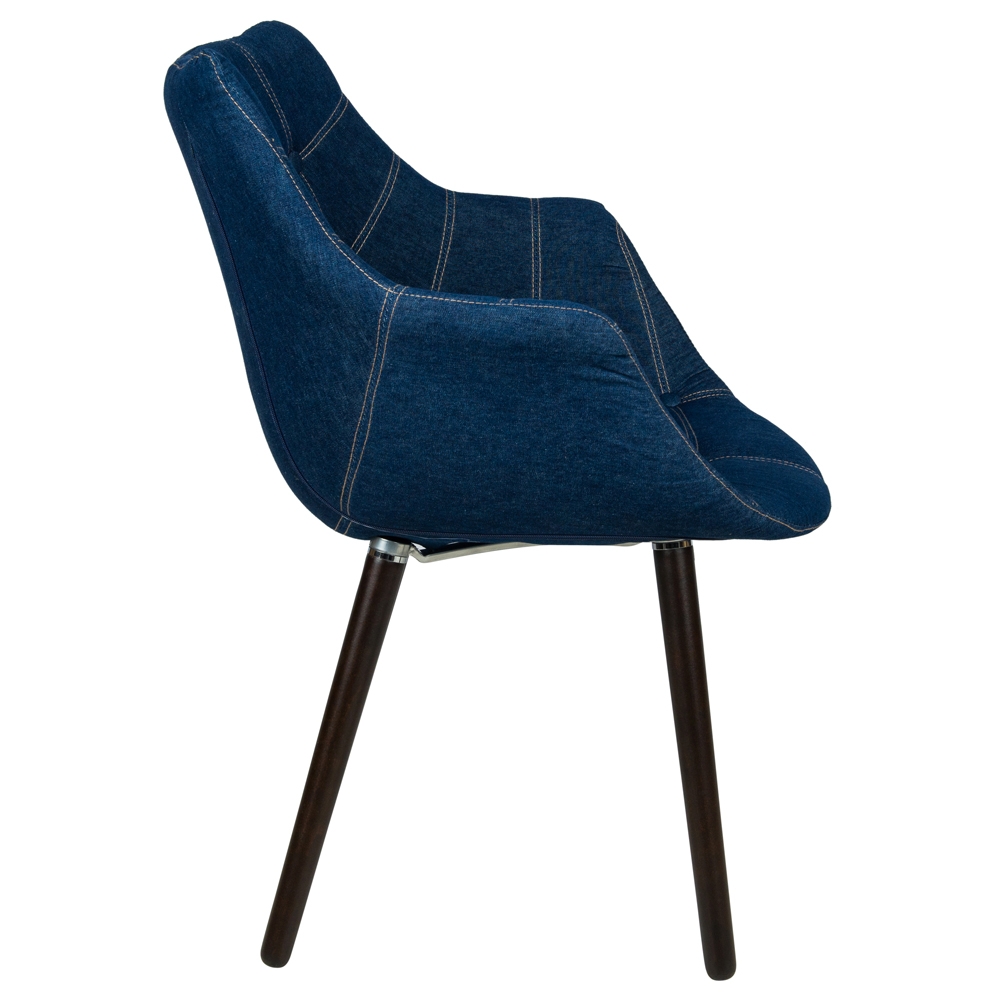 Milburn Tufted Fabric Lounge Chair