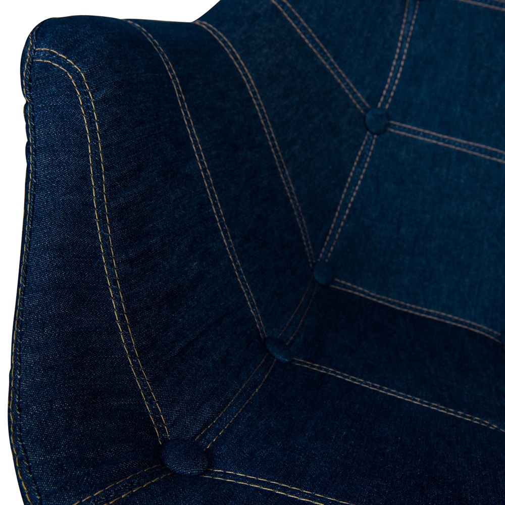 Milburn Tufted Fabric Lounge Chair