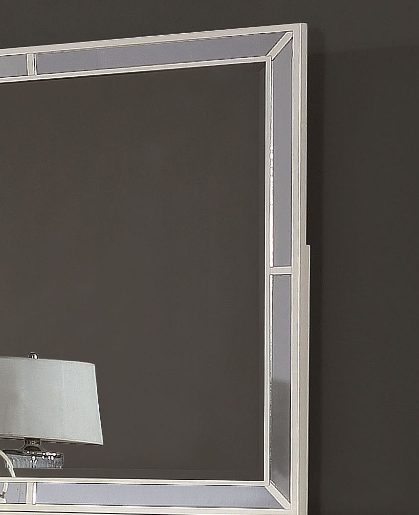 Madison Rectangular Wood Veneer Mirror