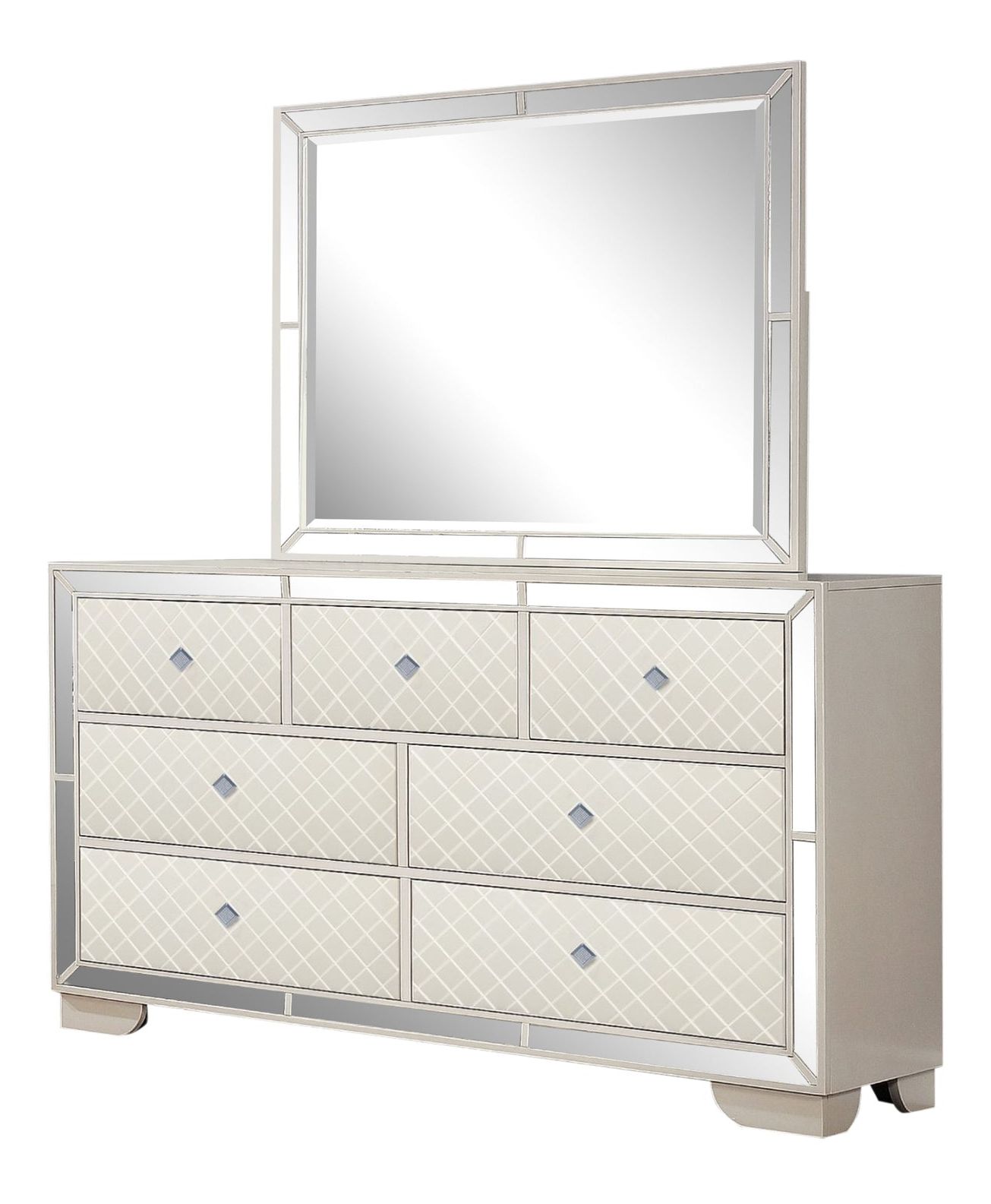 Madison Rectangular Wood Veneer Mirror