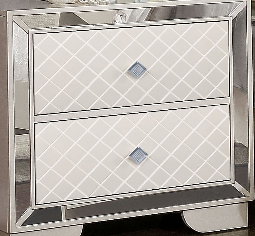 Madison 2-Drawer Wood Veneer Nightstand