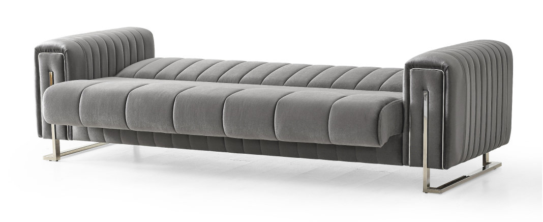 Madison Chenille Convertible Storage Sofa