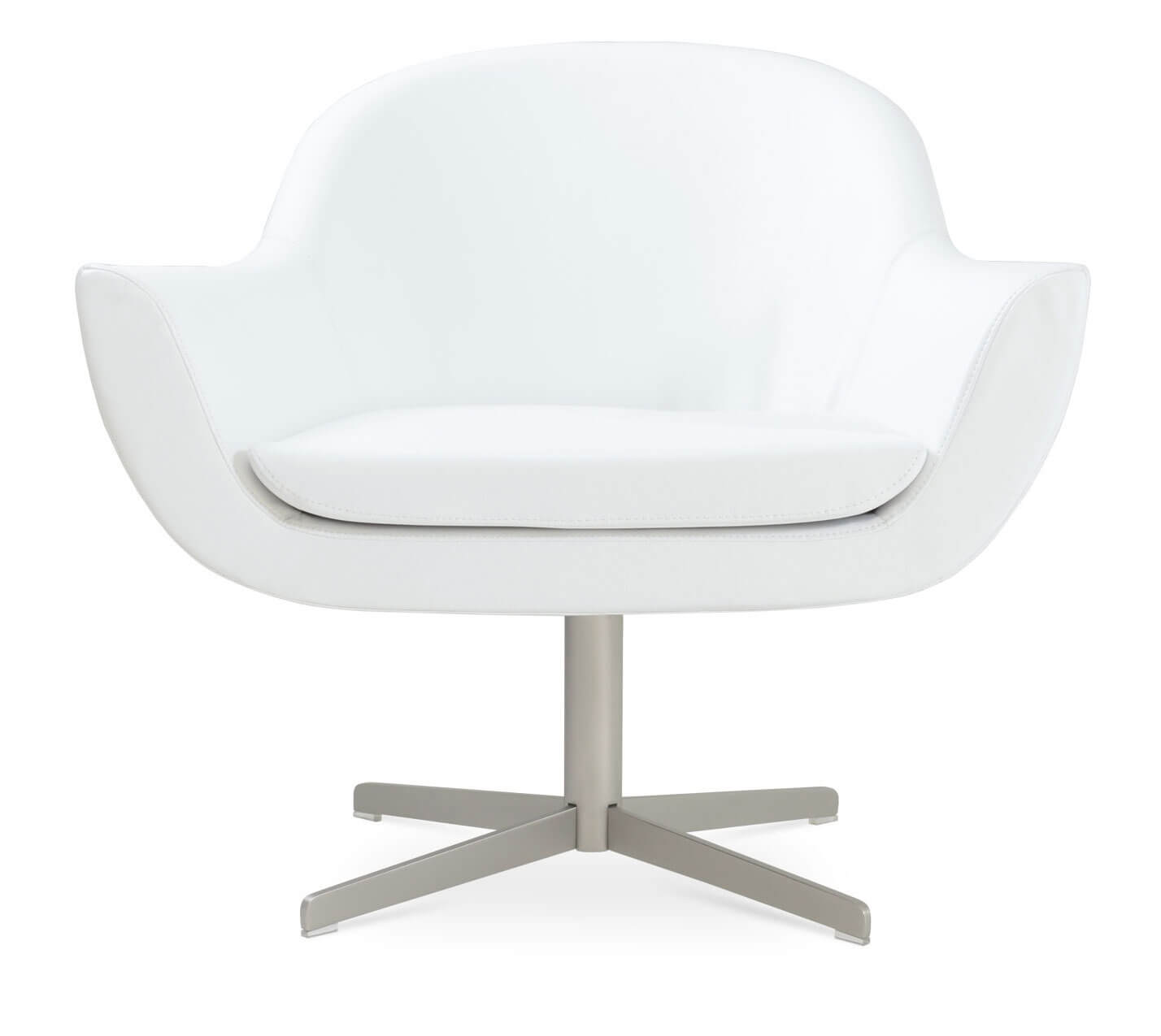 Madison 4 Star Armchair, Black Leatherette by SohoConcept Furniture