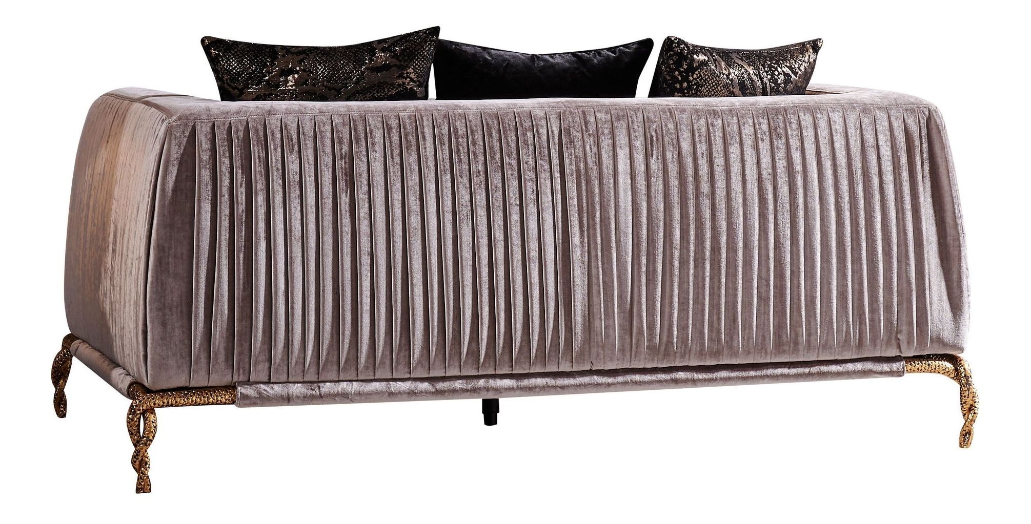 Majestic Shiny Thick Velvet Loveseat