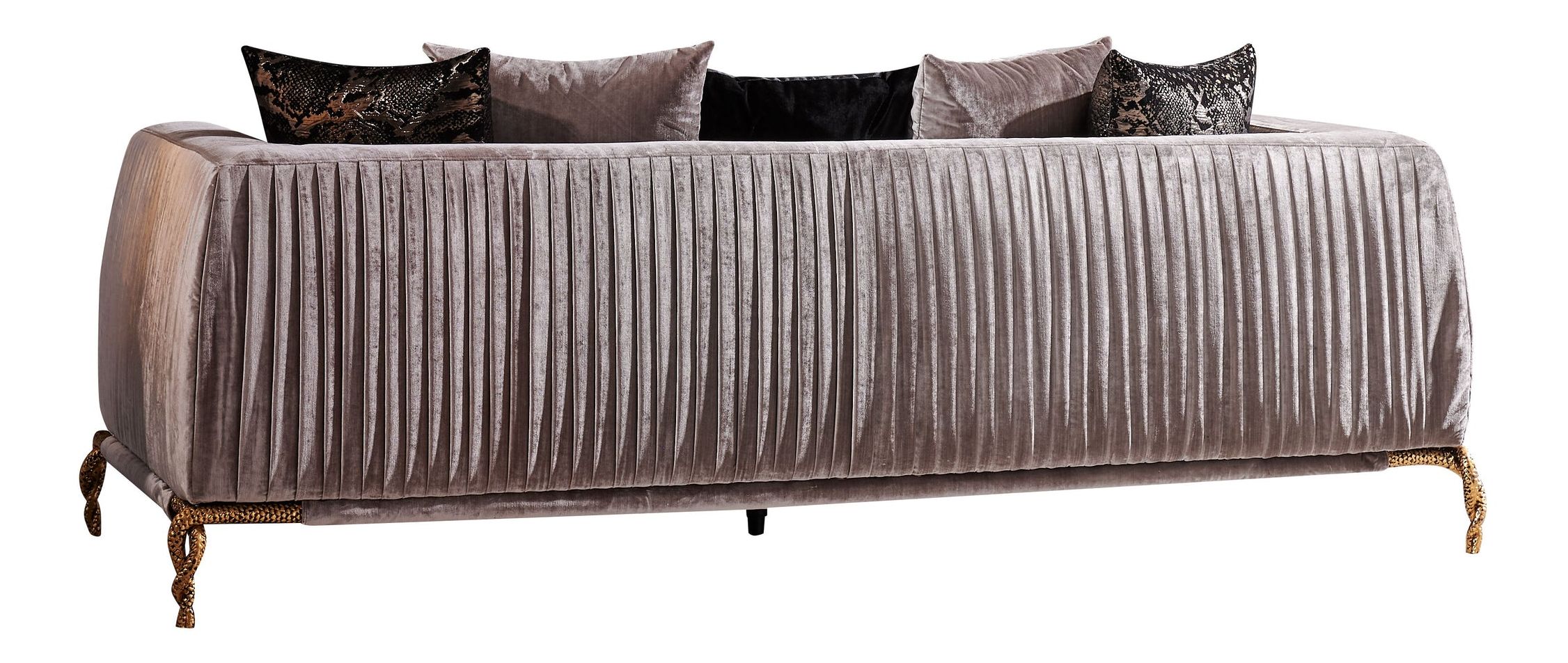 Majestic Shiny Thick Velvet Sofa