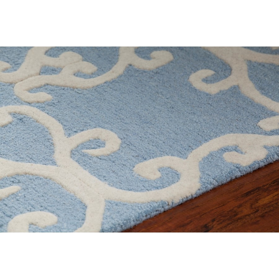 Makenna Wool Rectangular Handmade Rug, 7'9" x 10'6"