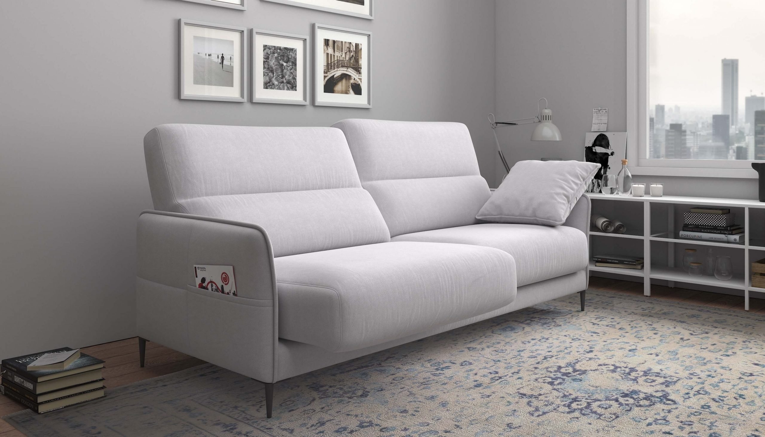 Double recliner sofa LISBON