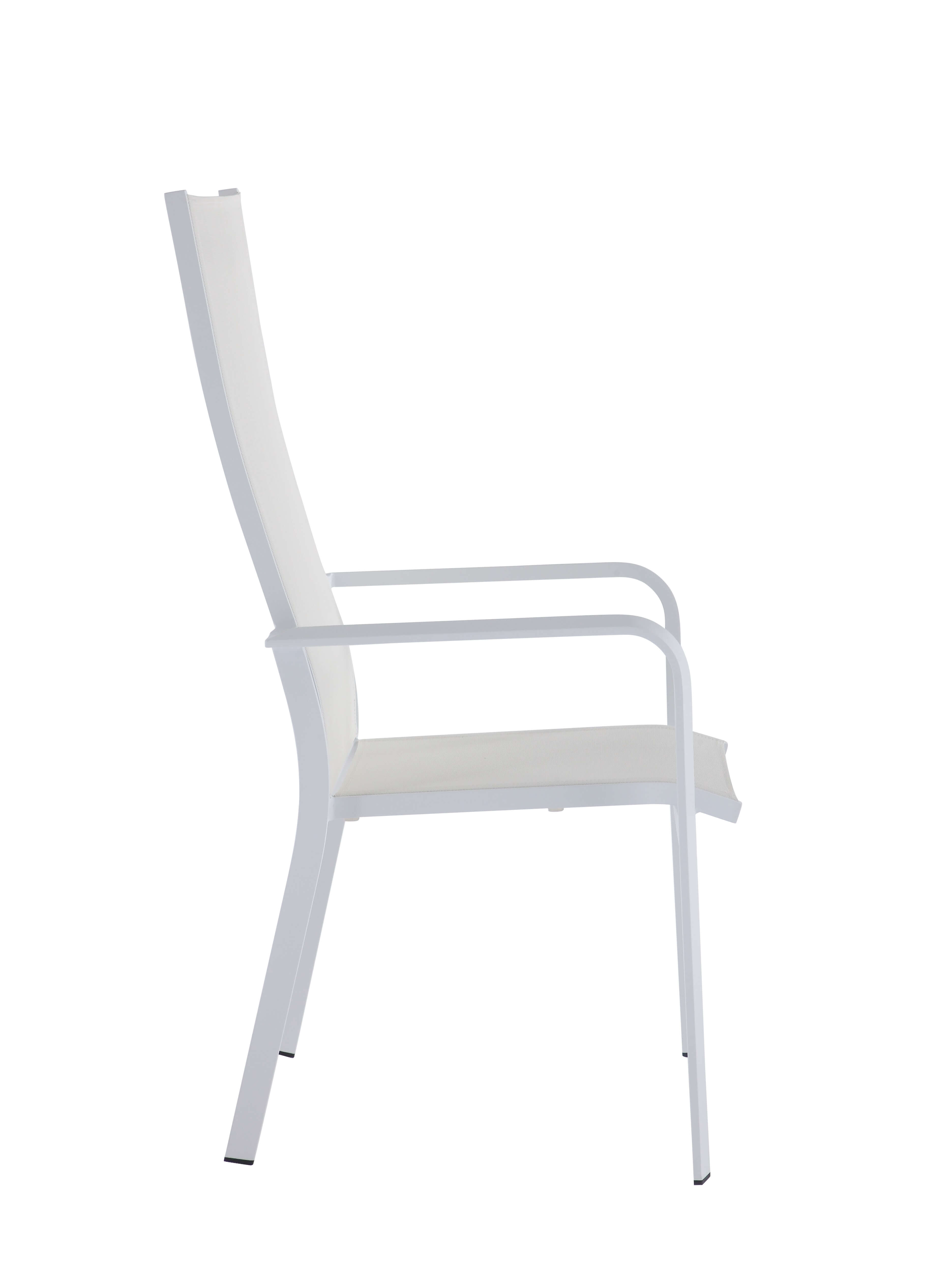 Malibu High Back Outdoor Aluminum Sling Seat Chair