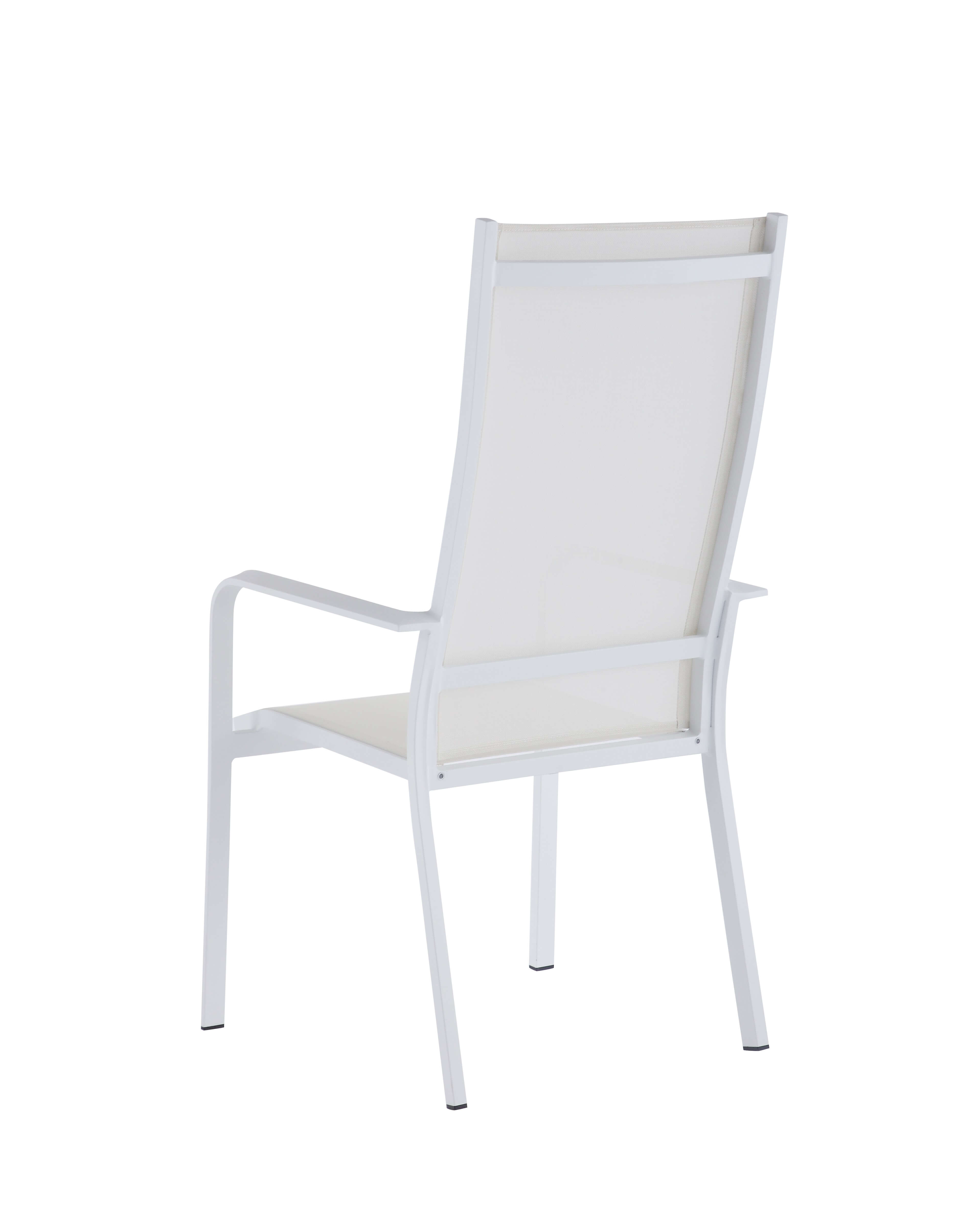 Malibu High Back Outdoor Aluminum Sling Seat Chair