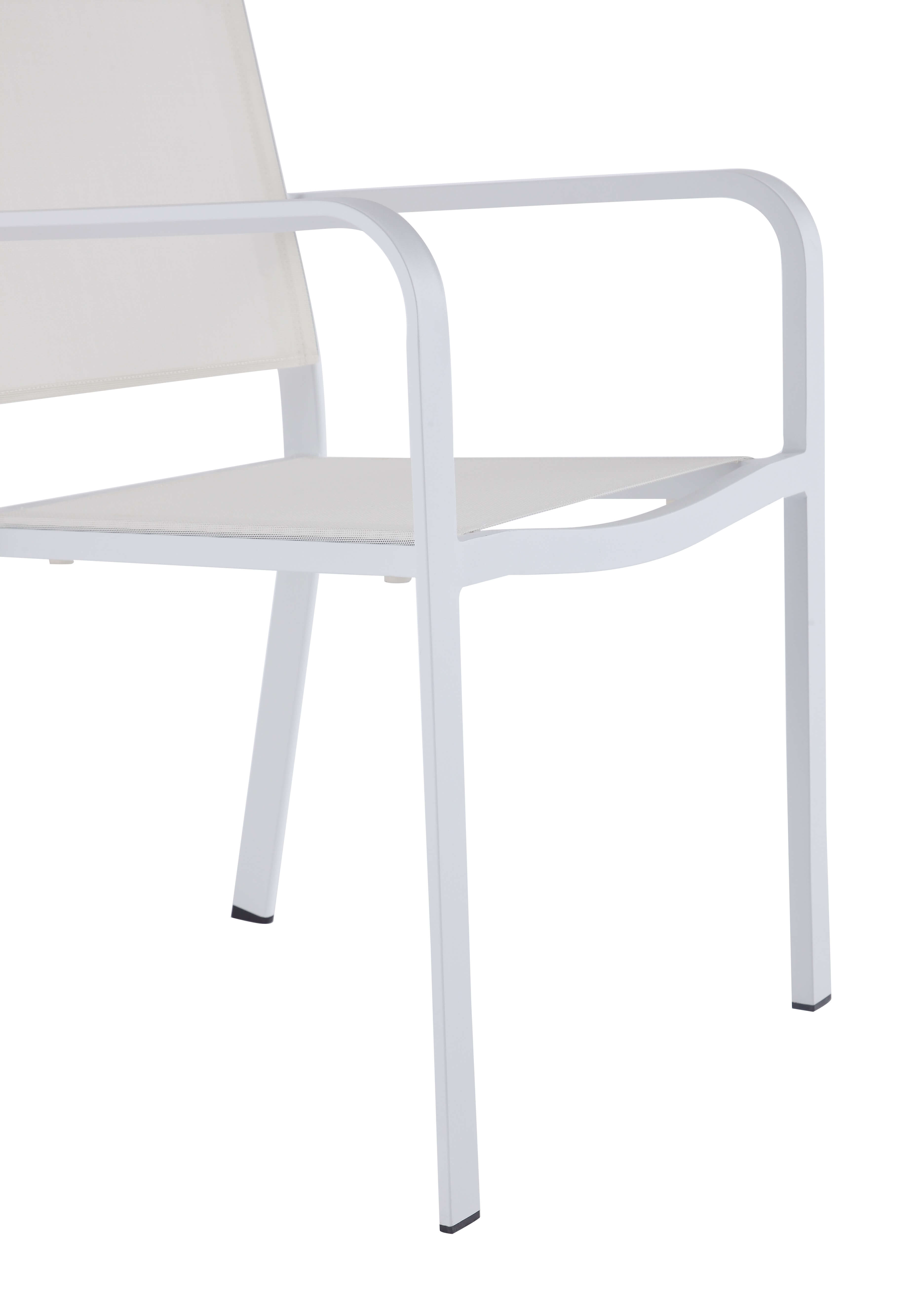 Malibu High Back Outdoor Aluminum Sling Seat Chair
