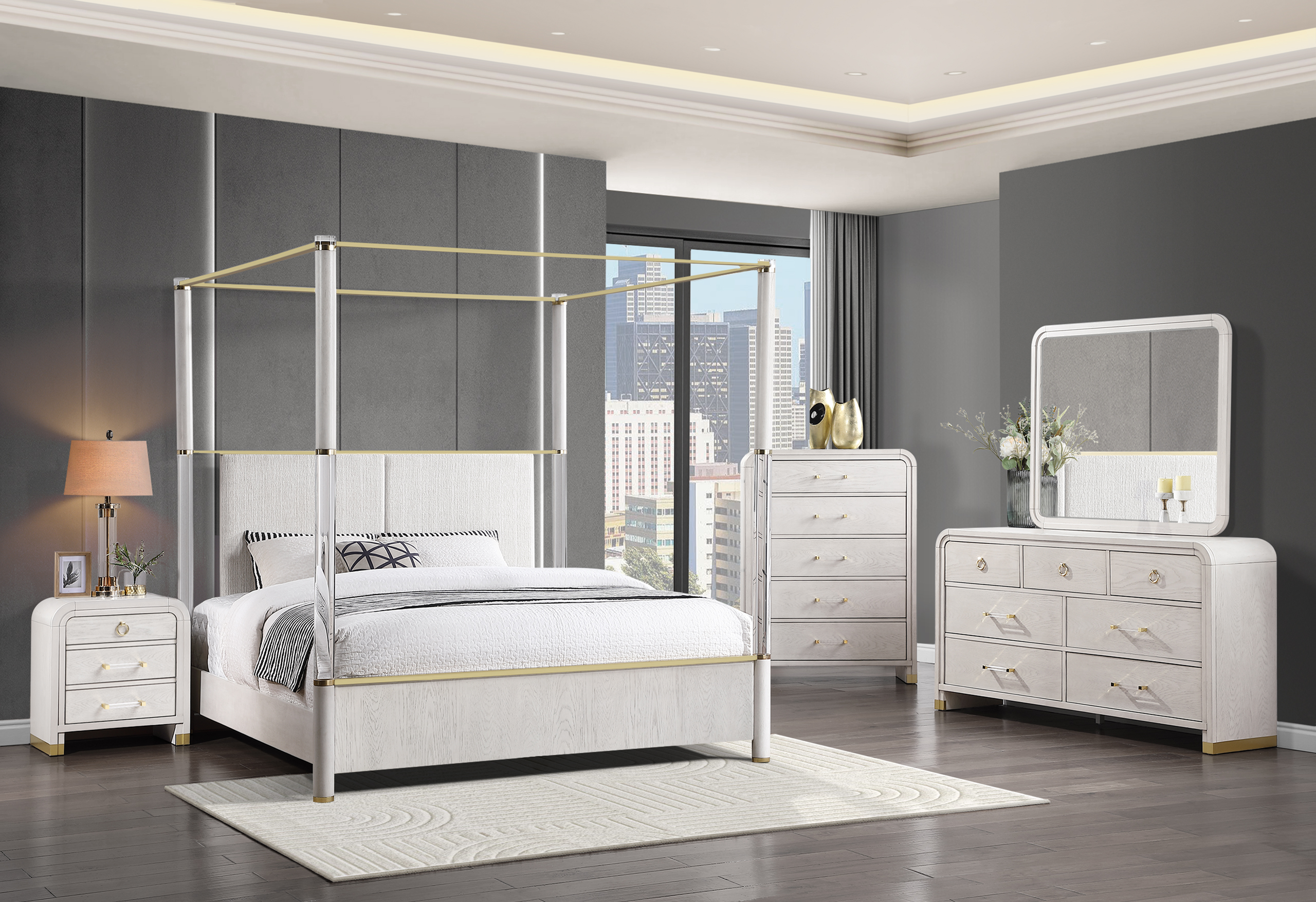 Malmo 3-Drawer Nightstand