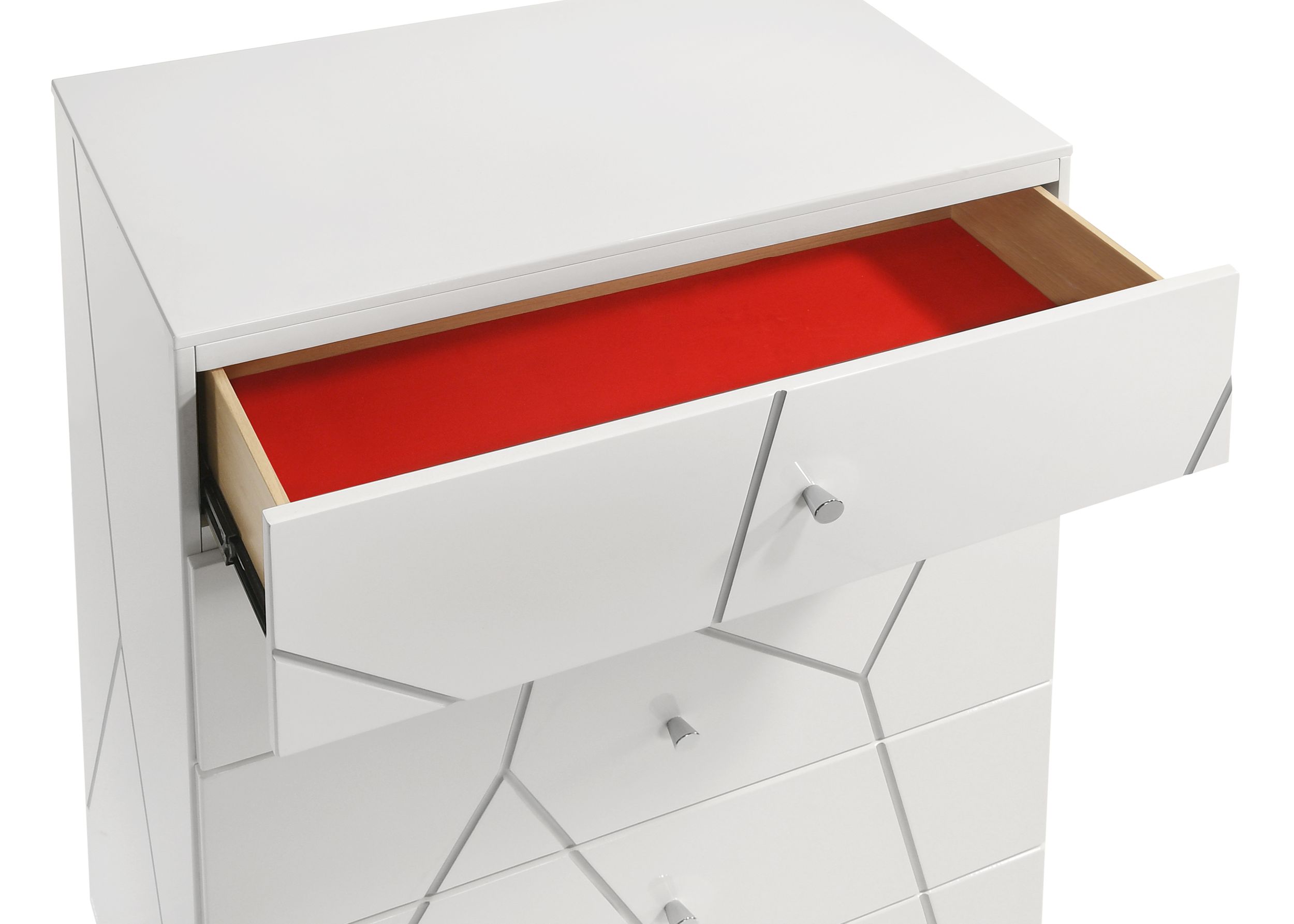 Manhattan Wood Chest w/5 Drawers