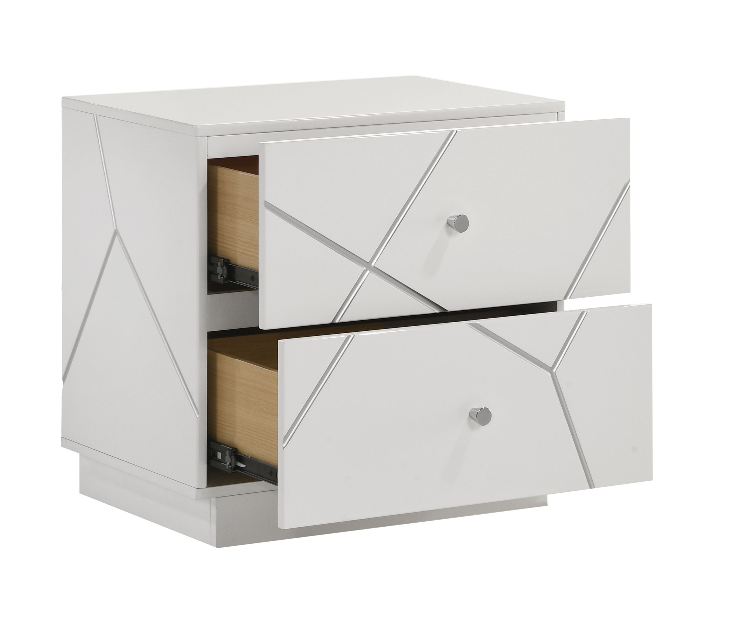 Manhattan Wood Nightstand w/2 Drawers