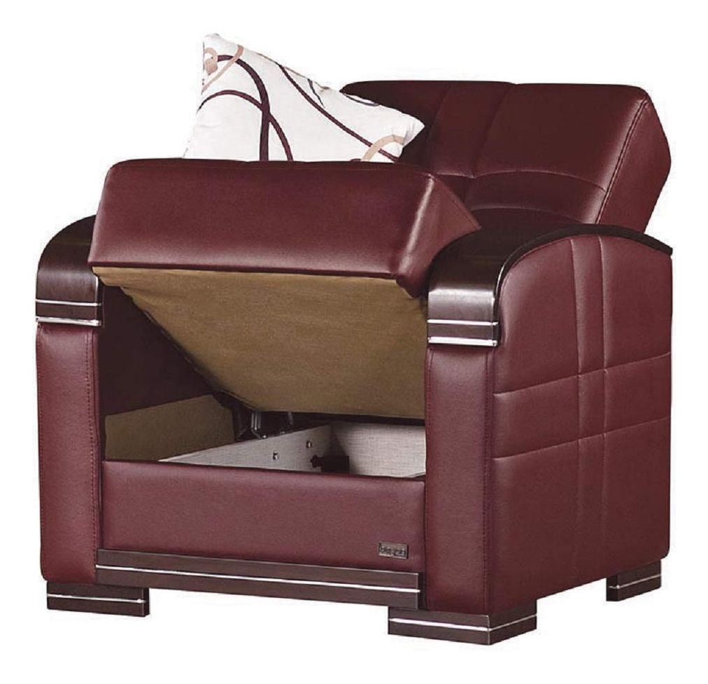 Manhattan Bonded Leather Storage Chair