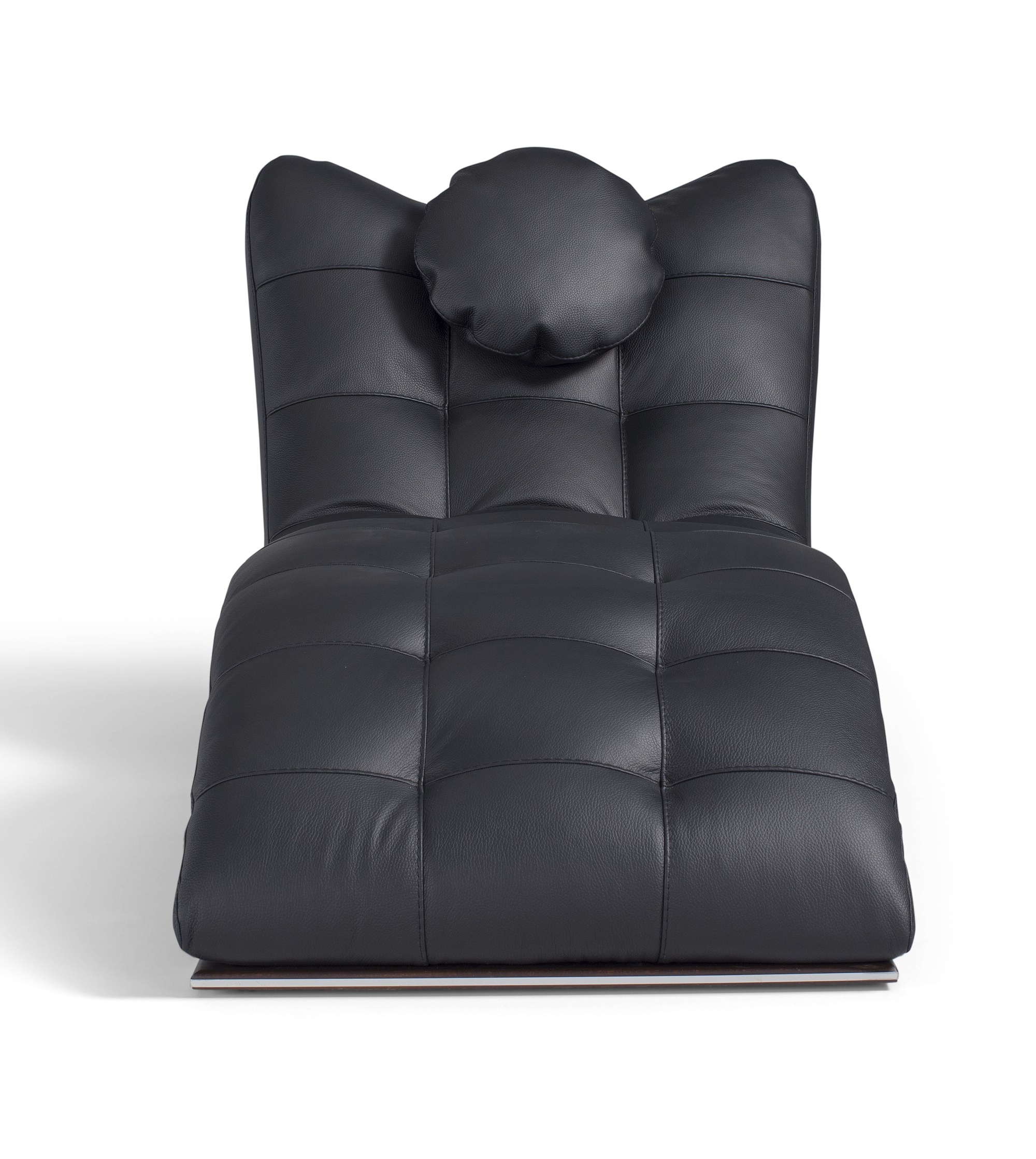Manhattan Leather Chaise Lounge