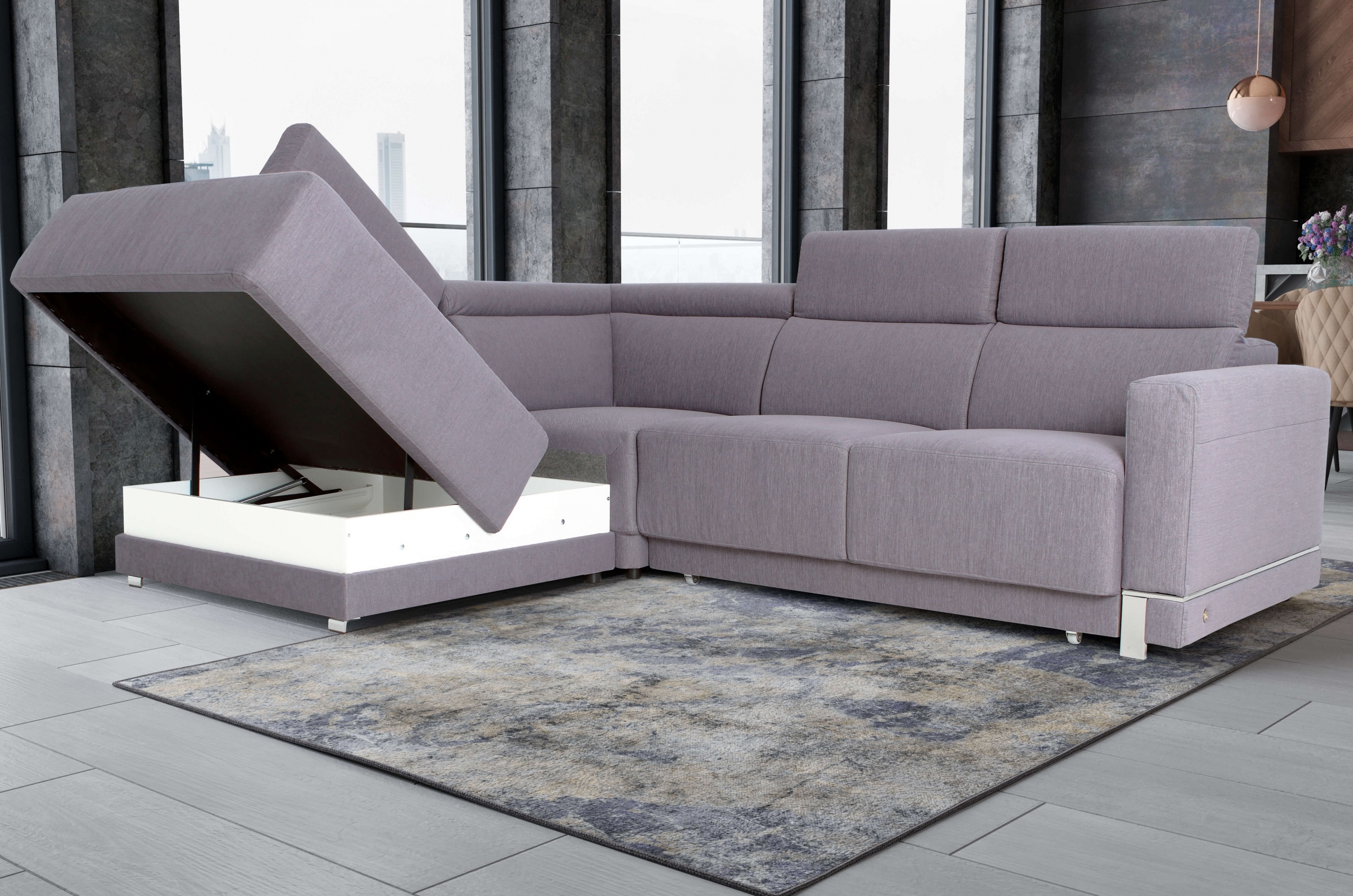 Marburg Gray Sectional