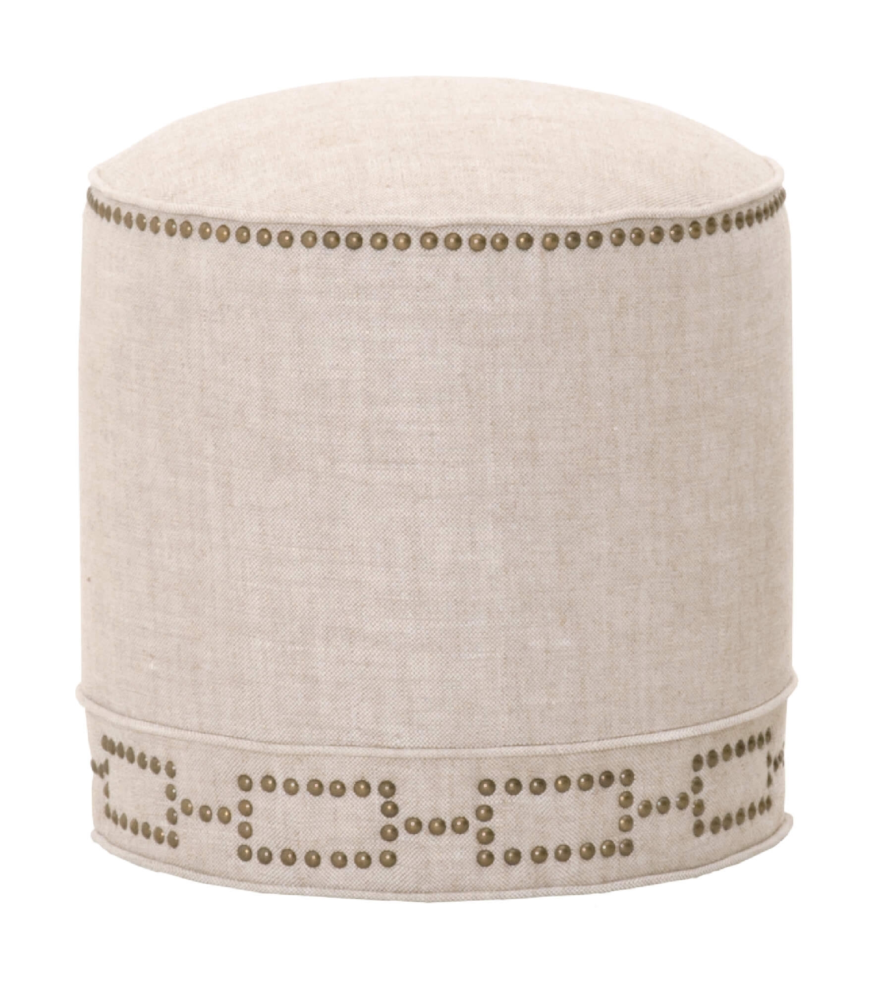 Marlow Fabric Fully Upholstered Ottoman