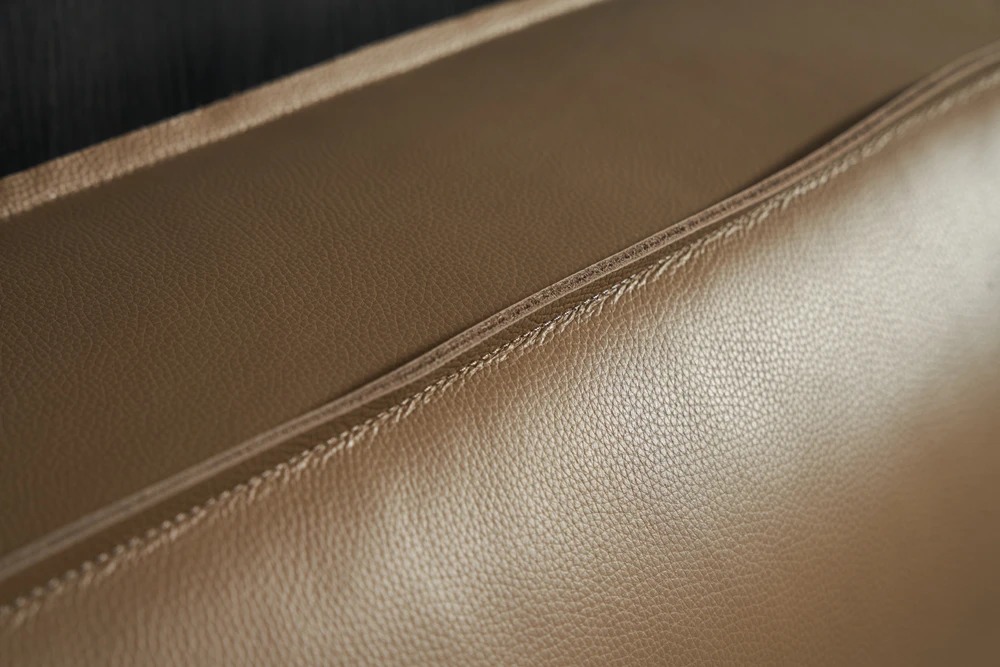 Mason Leather/Faux Leather King Platform Bed