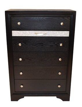Matrix 5-Drawer Wood Veneer Chest