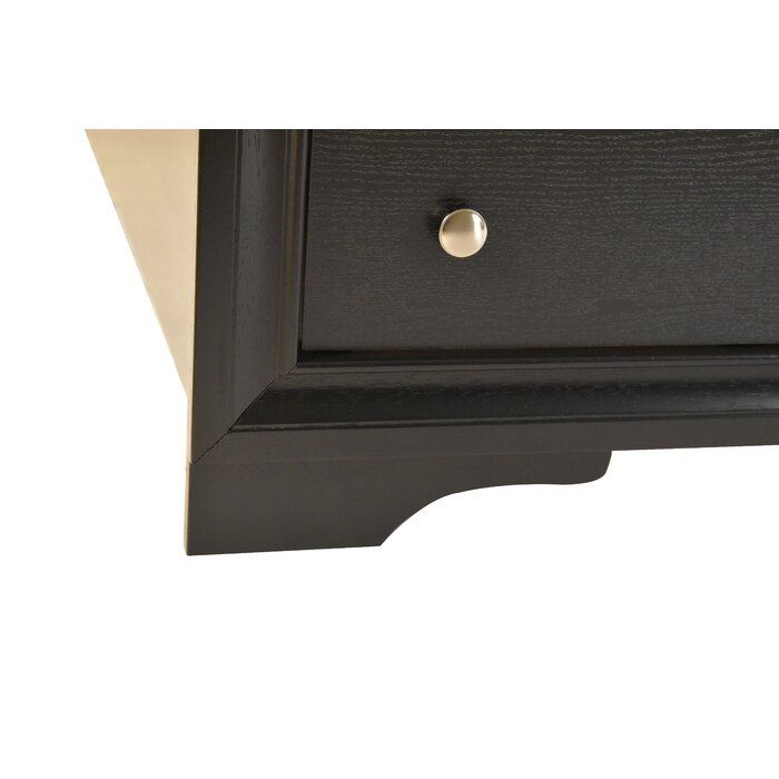 Matrix Wood Veneer Bed with Storage Drawers