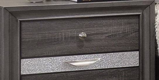 Mei 26 Inch 3 Drawer Nightstand