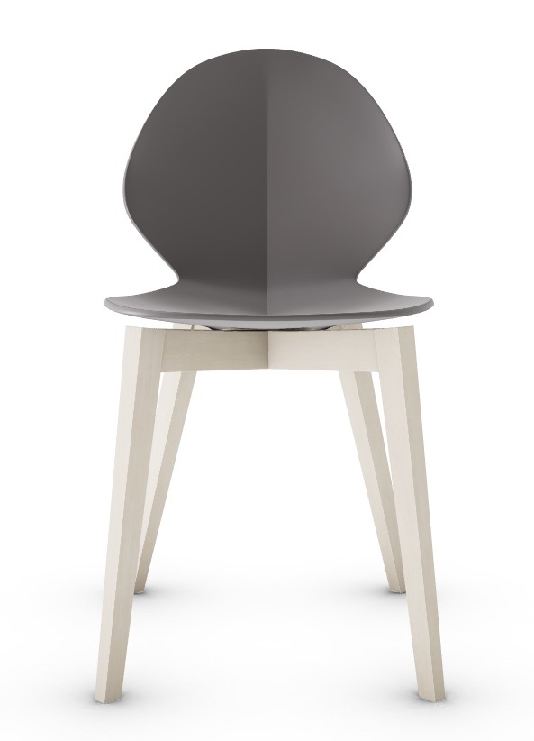 Basil Polypropylene/Wood Dining Chair