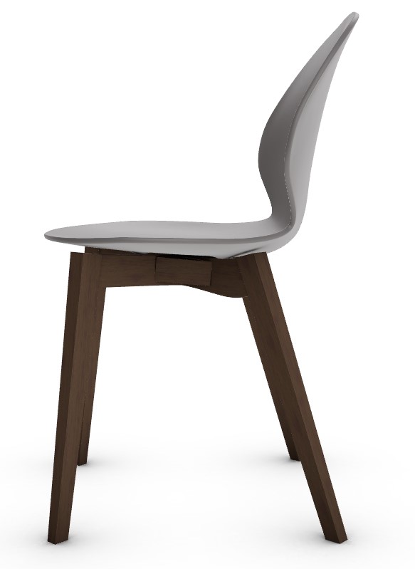 Basil Polypropylene/Wood Dining Chair