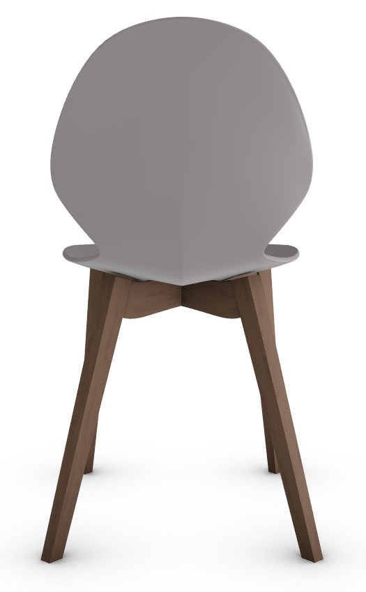 Basil Polypropylene/Wood Dining Chair