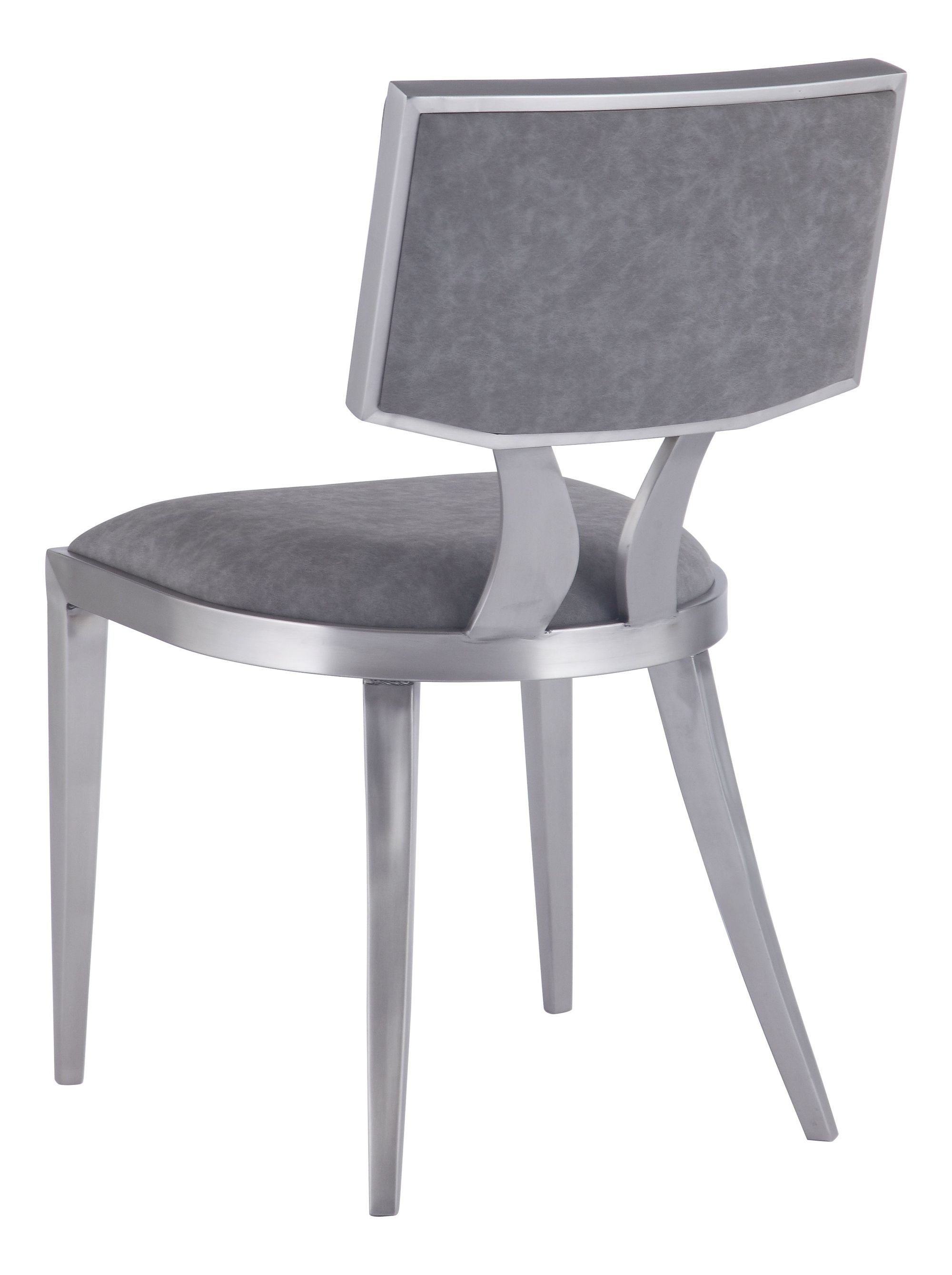 Mavis Mid-century Modern PU Side Chair w/Floating Back