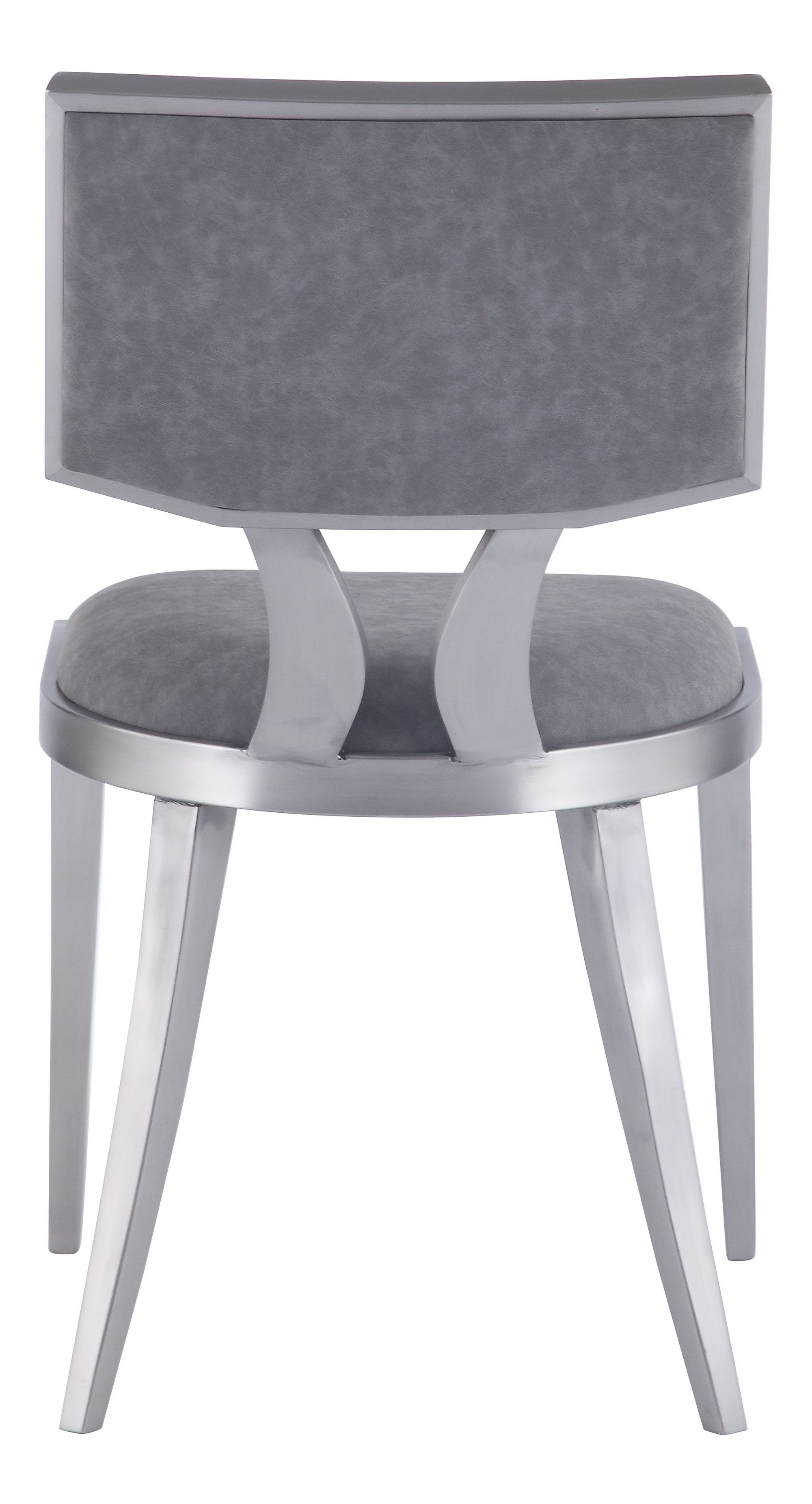 Mavis Mid-century Modern PU Side Chair w/Floating Back