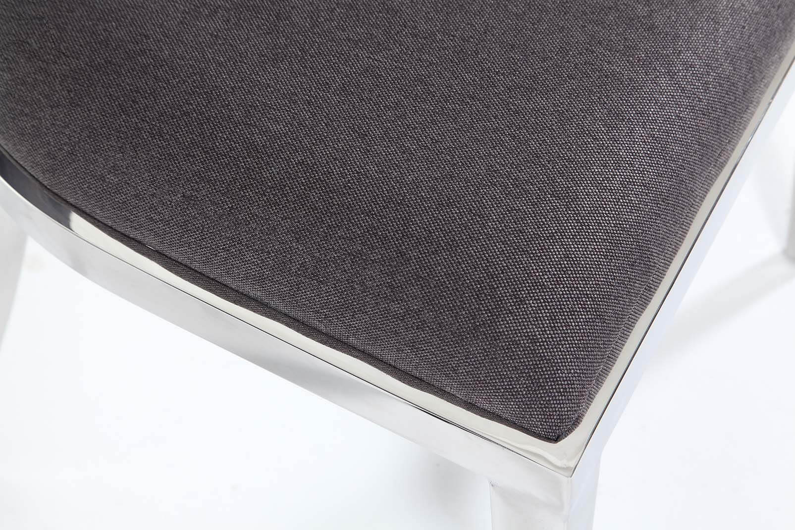 Mavis Mid-century Modern Fabric Side Chair w/Floating Back