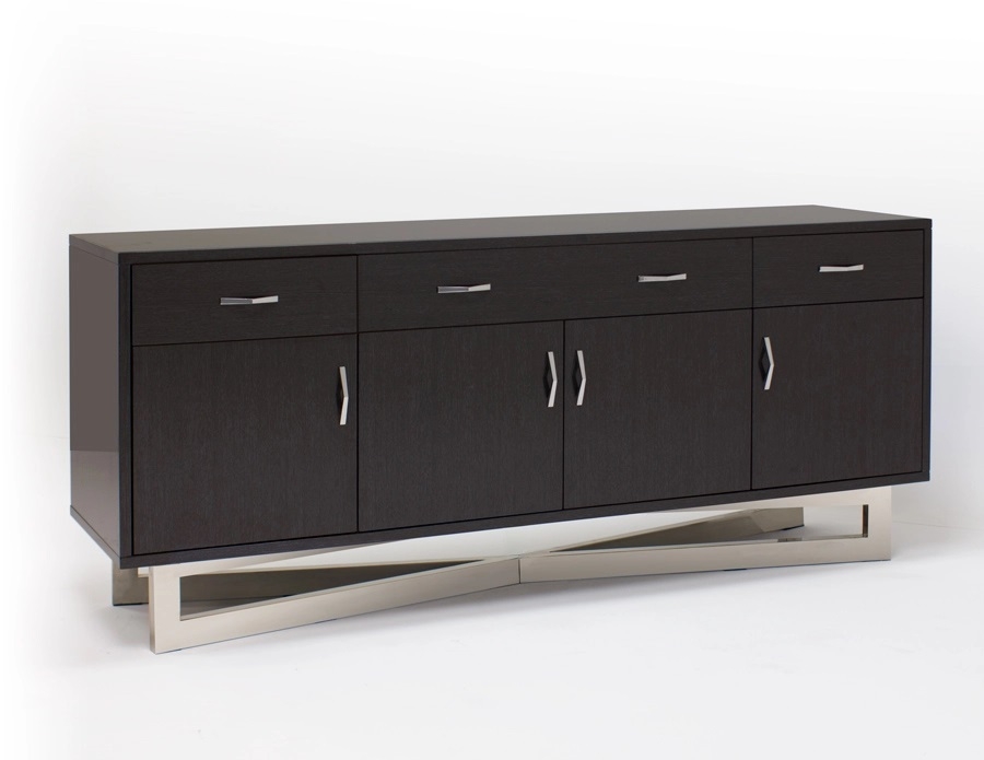 Maximo Wood Buffet w/4 Doors & 3 Drawers