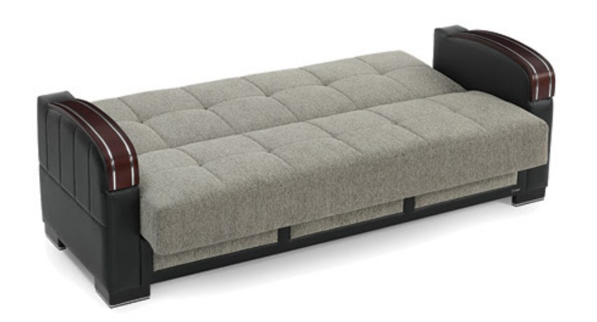 Maya Polyester/PU Convertible Storage Living Room Set