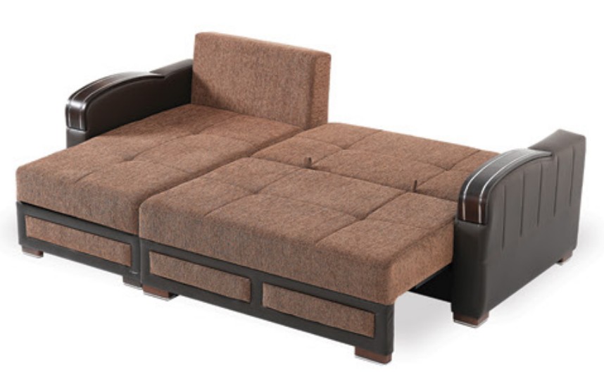 Maya Polyester/PU Convertible Storage Sectional