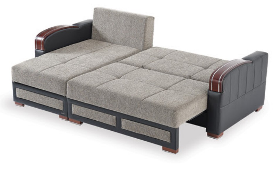 Maya Polyester/PU Convertible Storage Sectional
