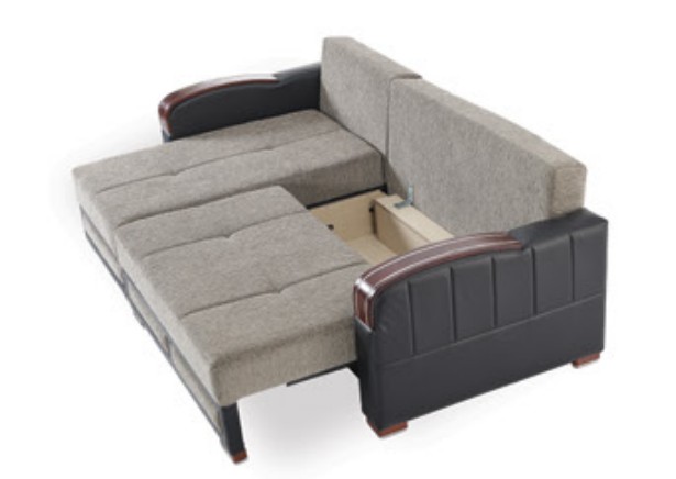 Maya Polyester/PU Convertible Storage Sectional