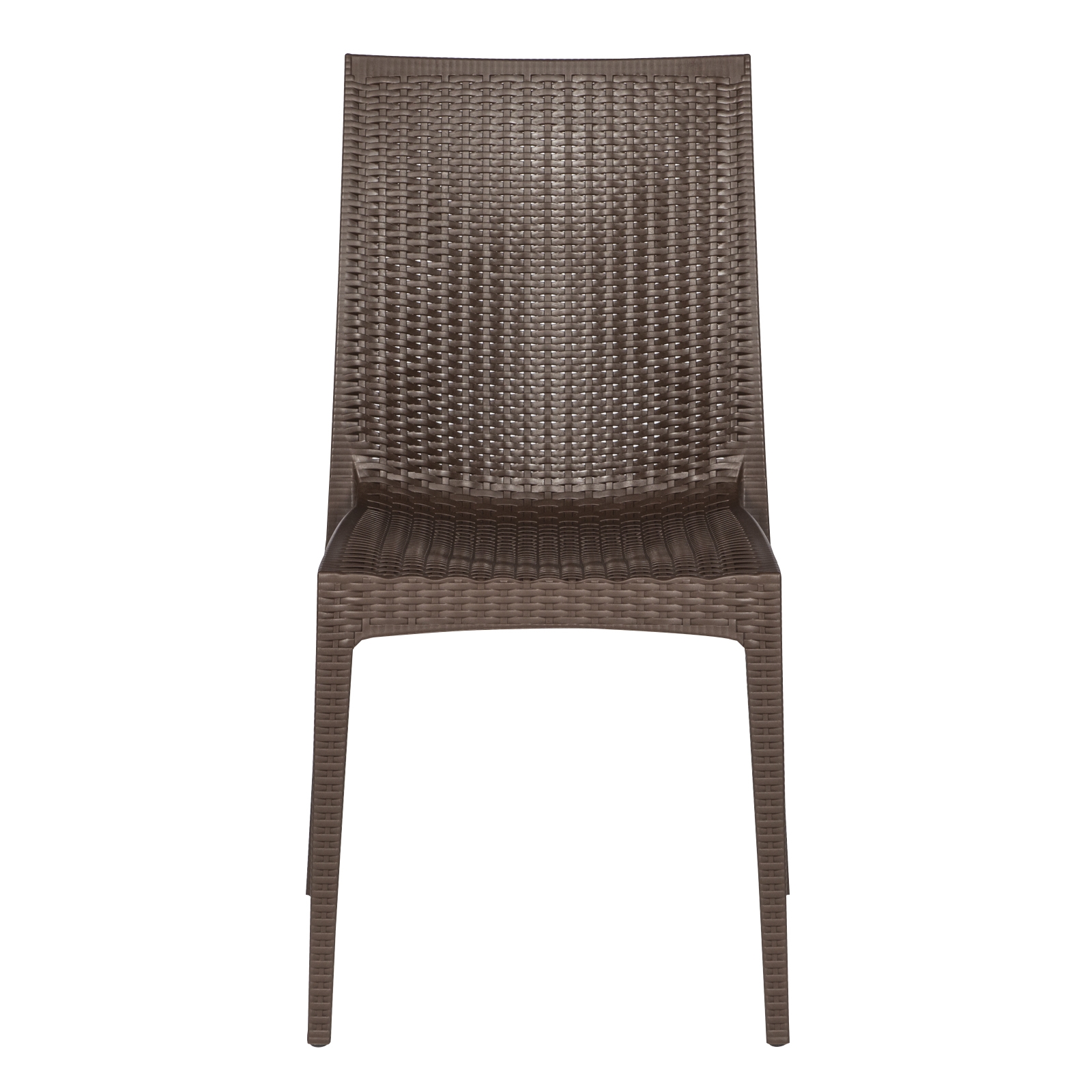 Mace Outdoor Polypropylene Dining Chair (Set of 2)